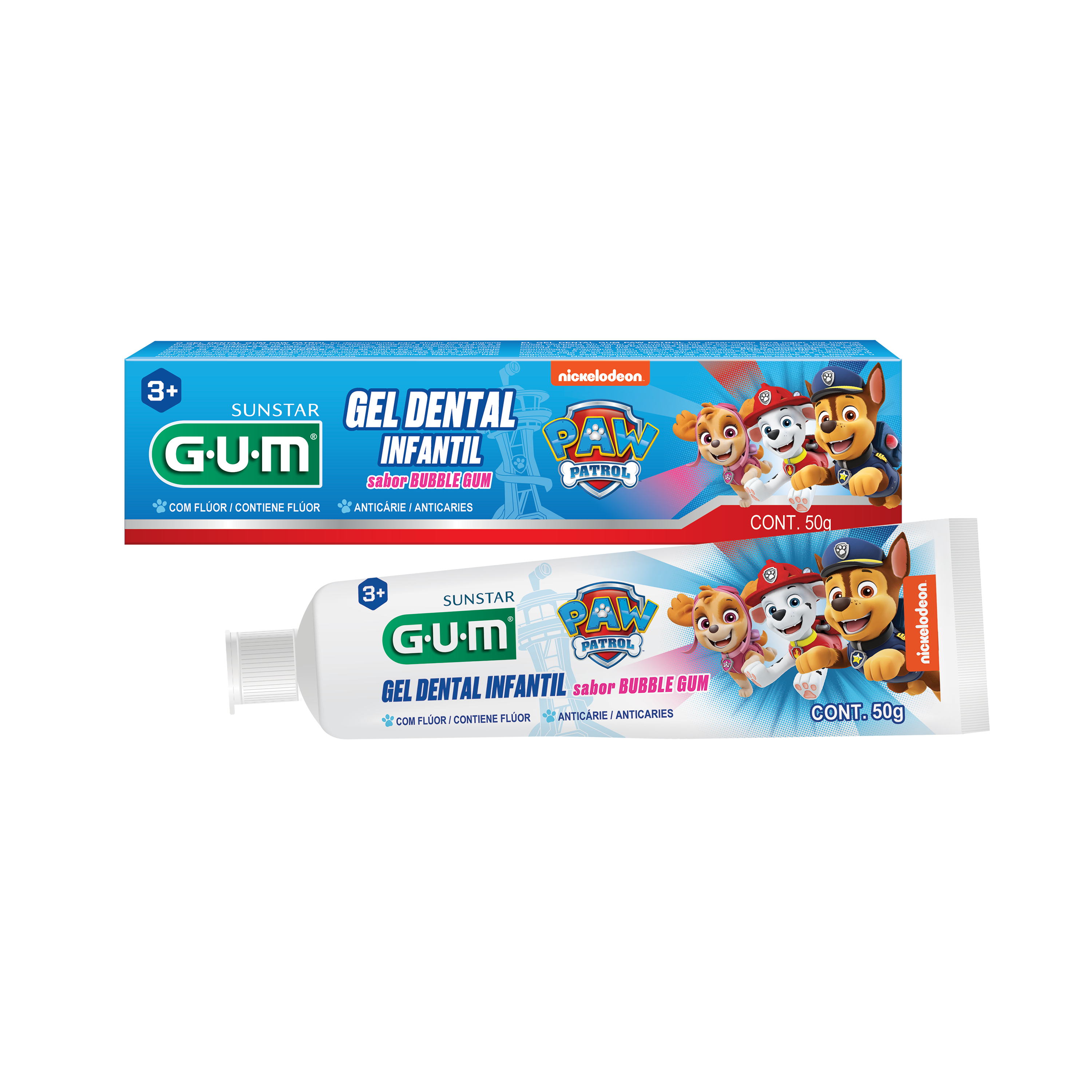 Gel Dental Infantil PATRULHA CANINA GUM 50g