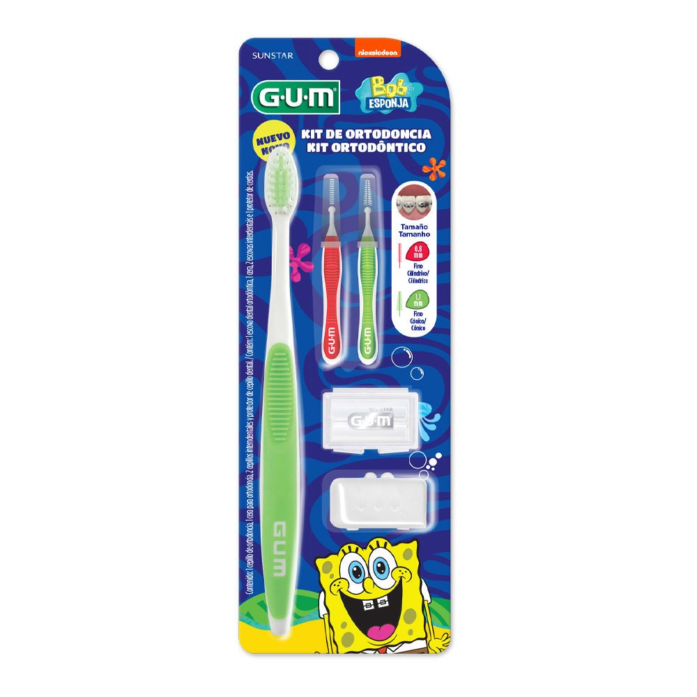 GUM® Bob Esponja Kit de Ortodoncia 