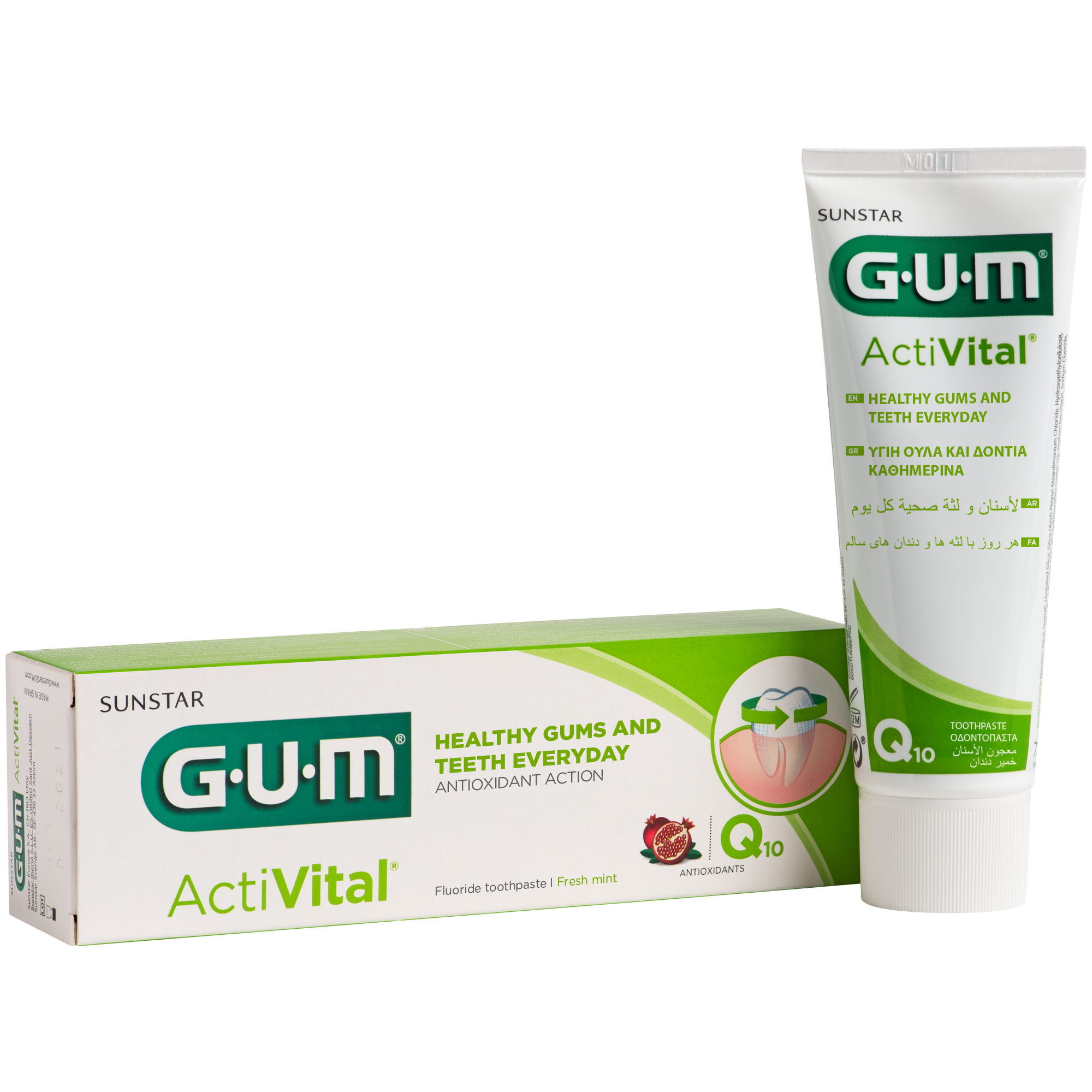 GUM ActiVital Hambapasta 75ml Antioksüdantidega