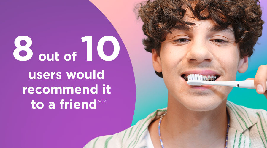 In-context-GUM-SONIC-ORTHO-Toothbrush-and-Smiling-teen-is-brushing-teeth