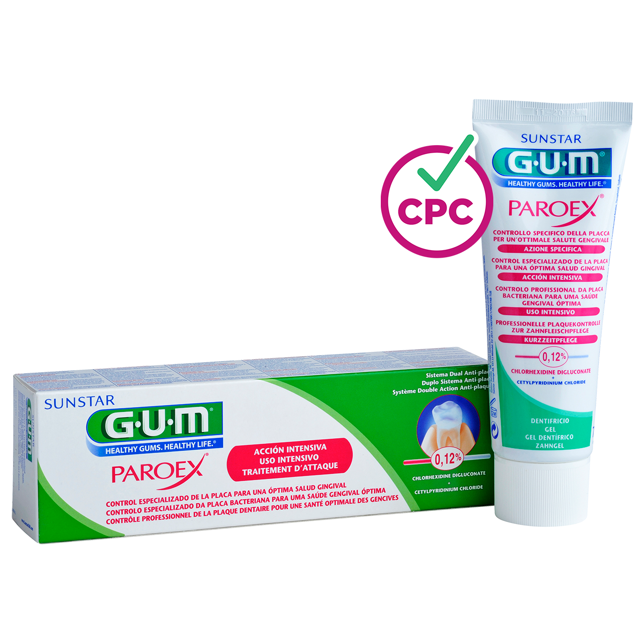 GUM® PAROEX® 0,12% Pasta Dentífrica Ação Intensiva