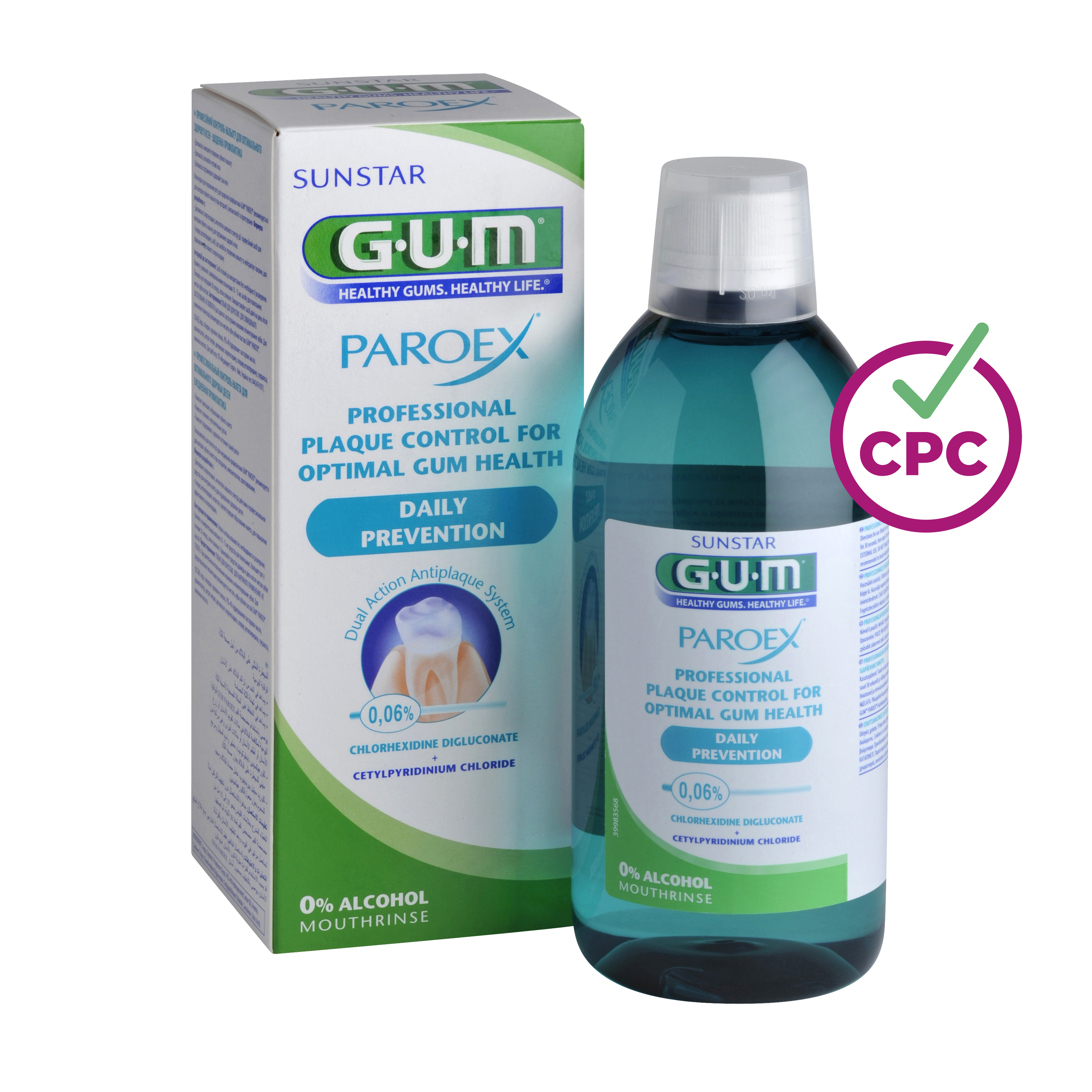 GUM PAROEX 0,06% Maintenance Mouthwash | Advanced Gum Care | 500ml