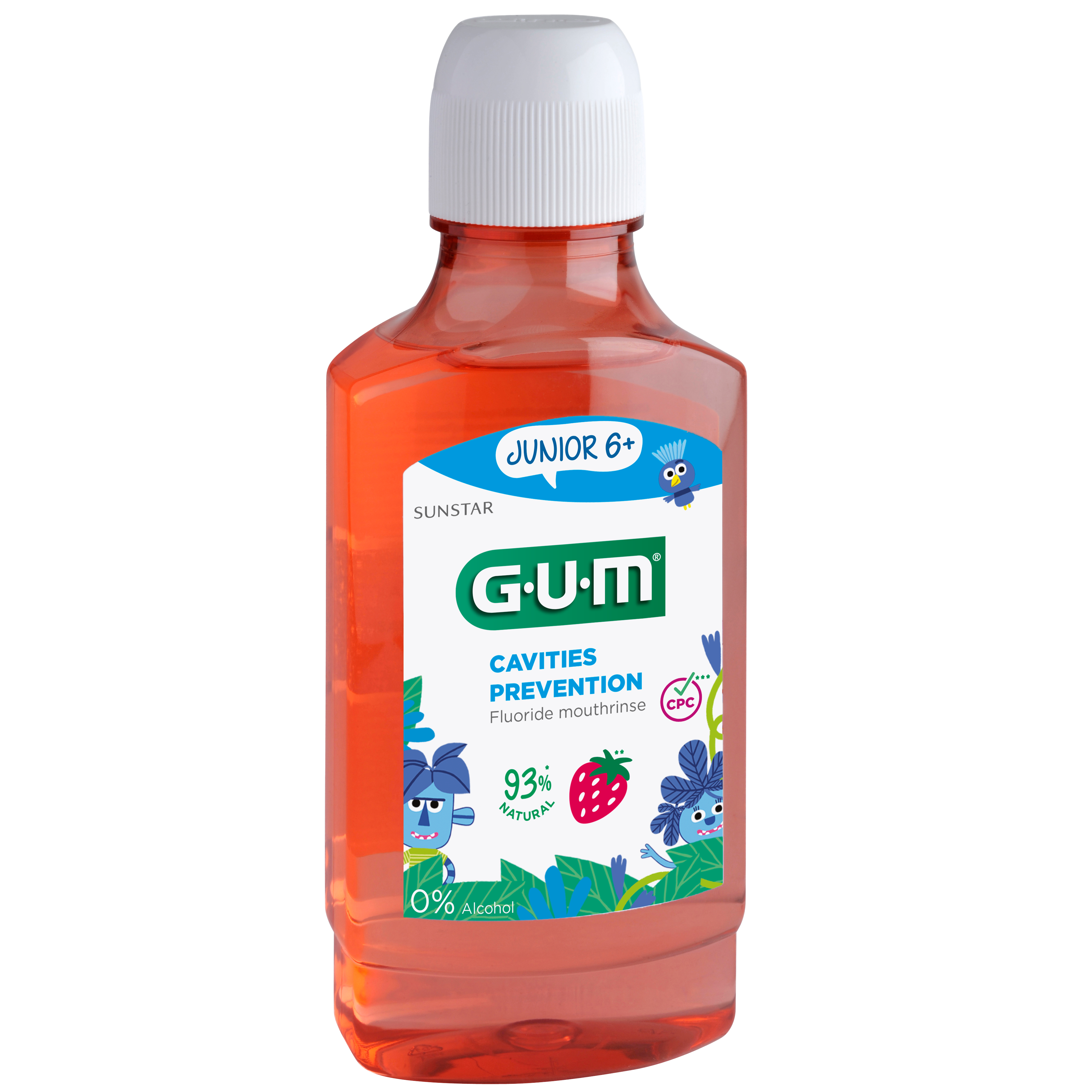 GUM Junior suuvesi lastele, 300ml, kaariese ennetus