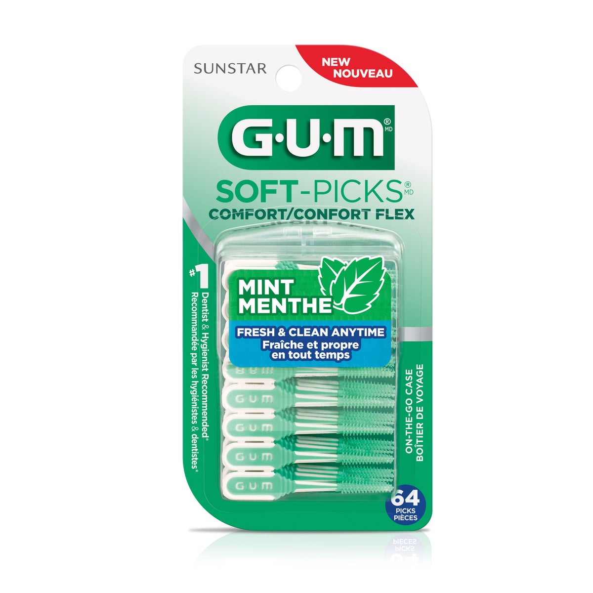 GUM® SOFT-PICKS® COMFORT FLEX - Rubber picks with flexible neck