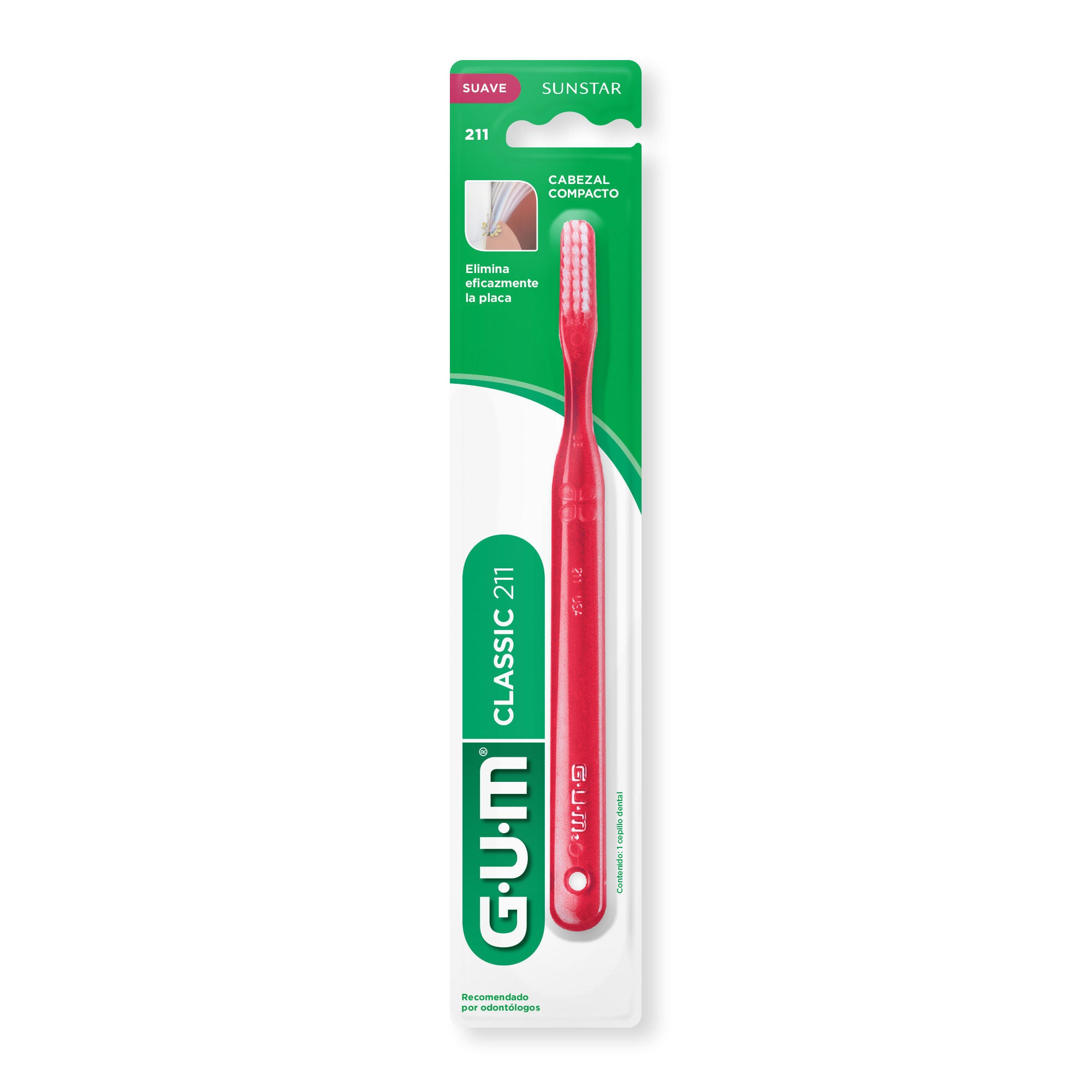 GUM Cepillo de dientes Classic 211