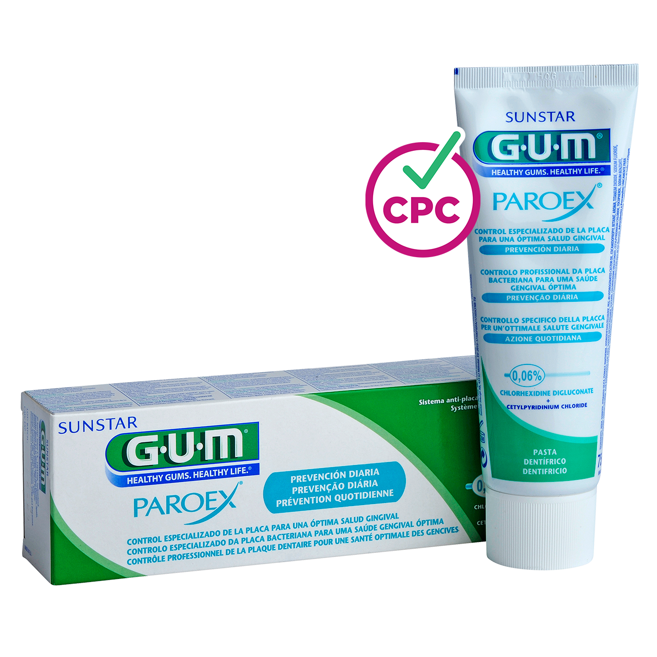 GUM® PAROEX® 0,06% Pasta Dentífrica Manutenção