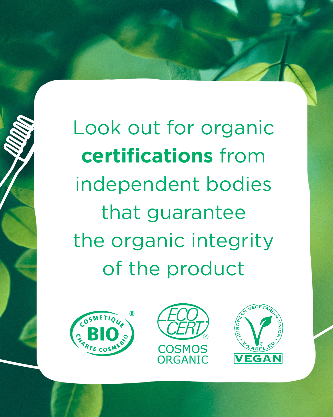 Certifications for bio and organic products