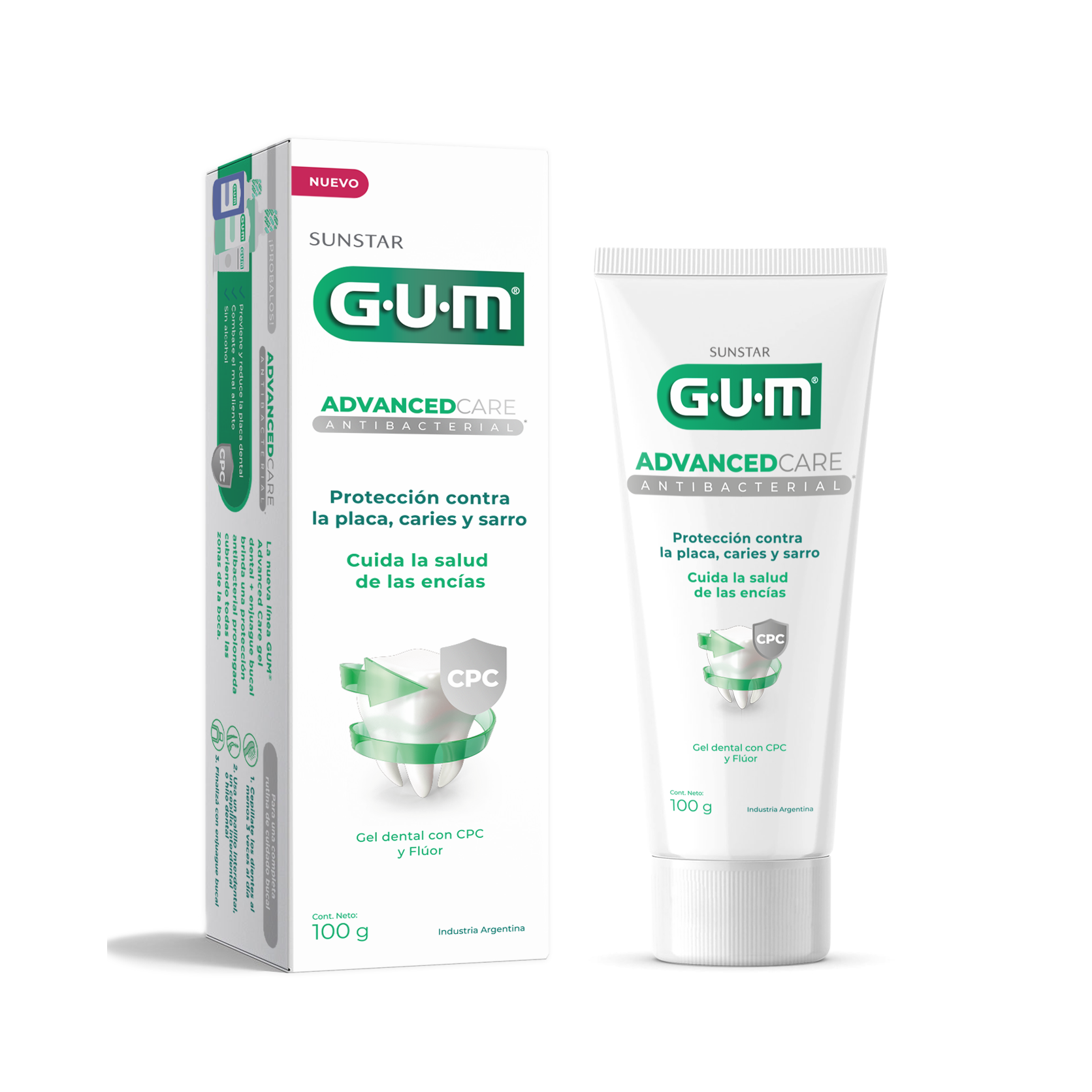 GUM Pasta Dental Advanced Care packaging