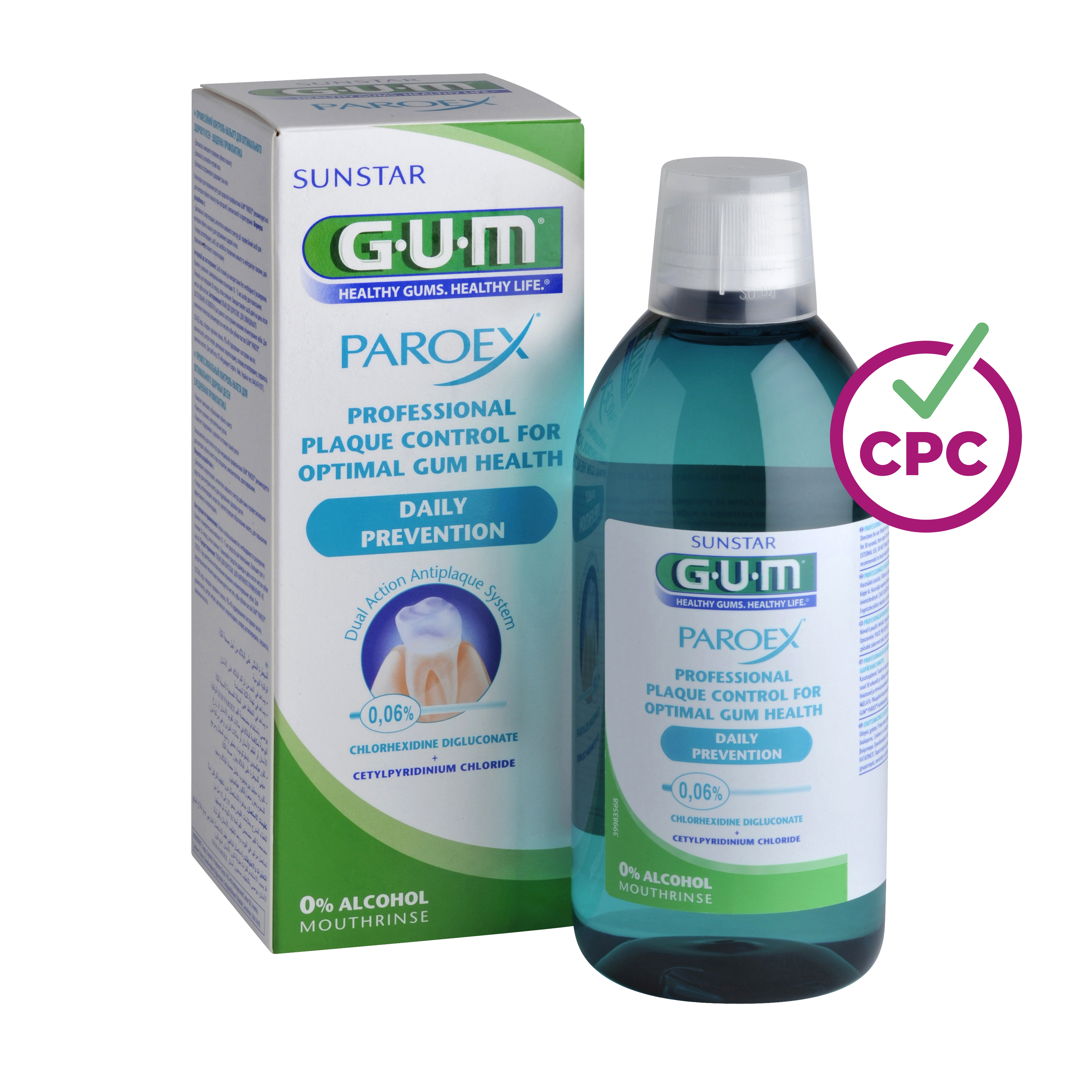 GUM Paroex suuvesi igemete tervisele 500ml