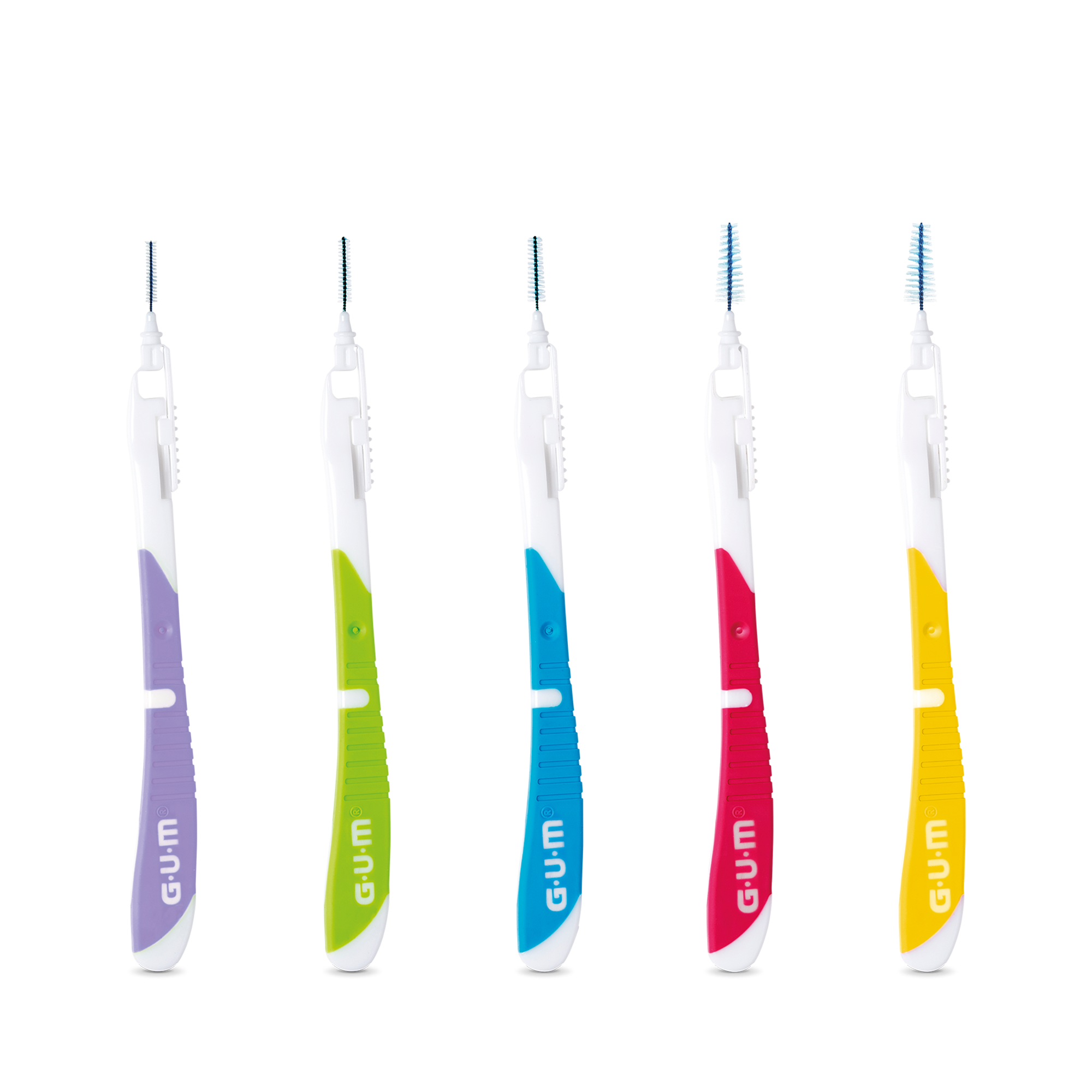 GUM BI-DIRECTION Dual Position Interdental Brushes | 6 pieces