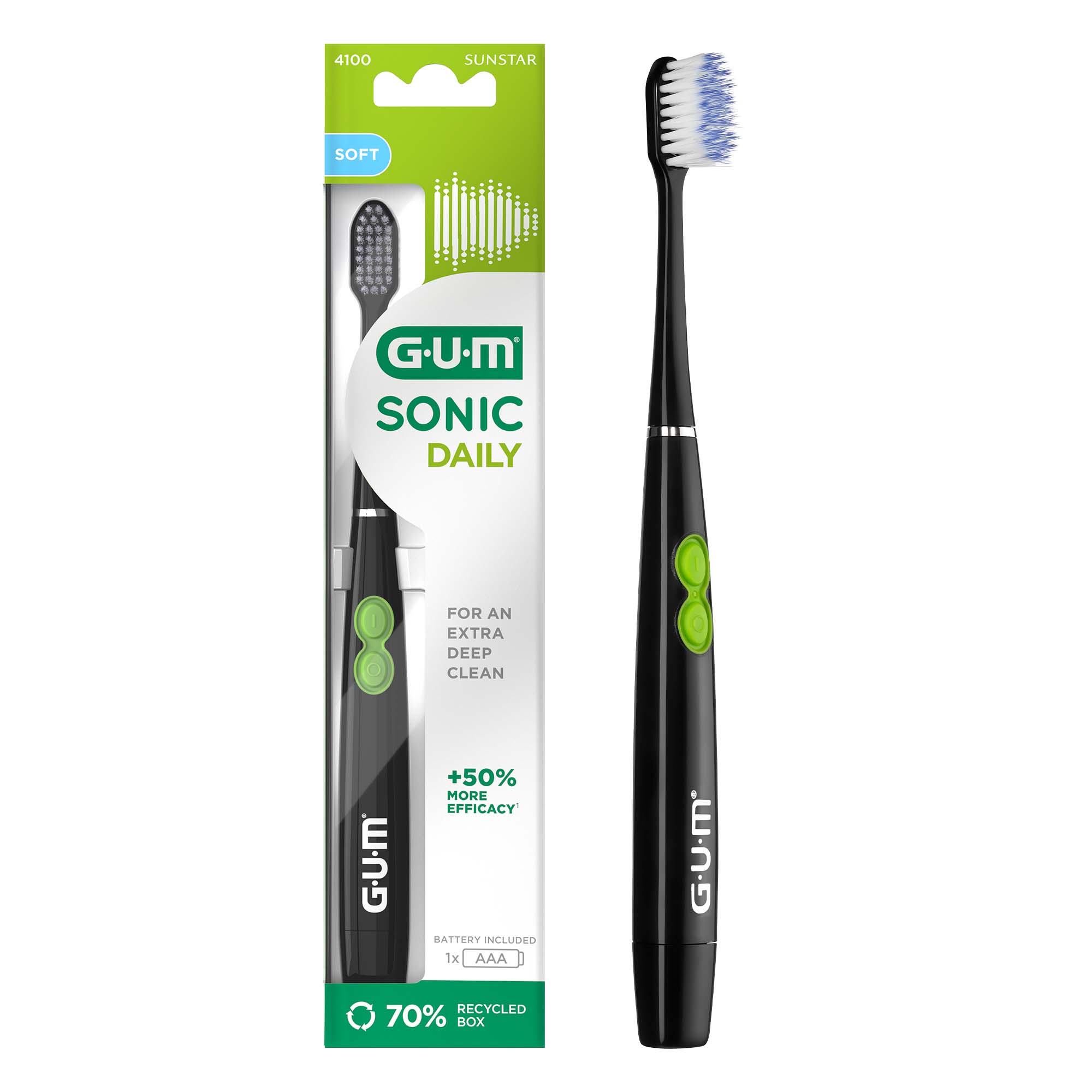 GUM Sonic Daily Toothbrush for Deep Clean GUM Sonic Daily Toothbrush for Deep Clean