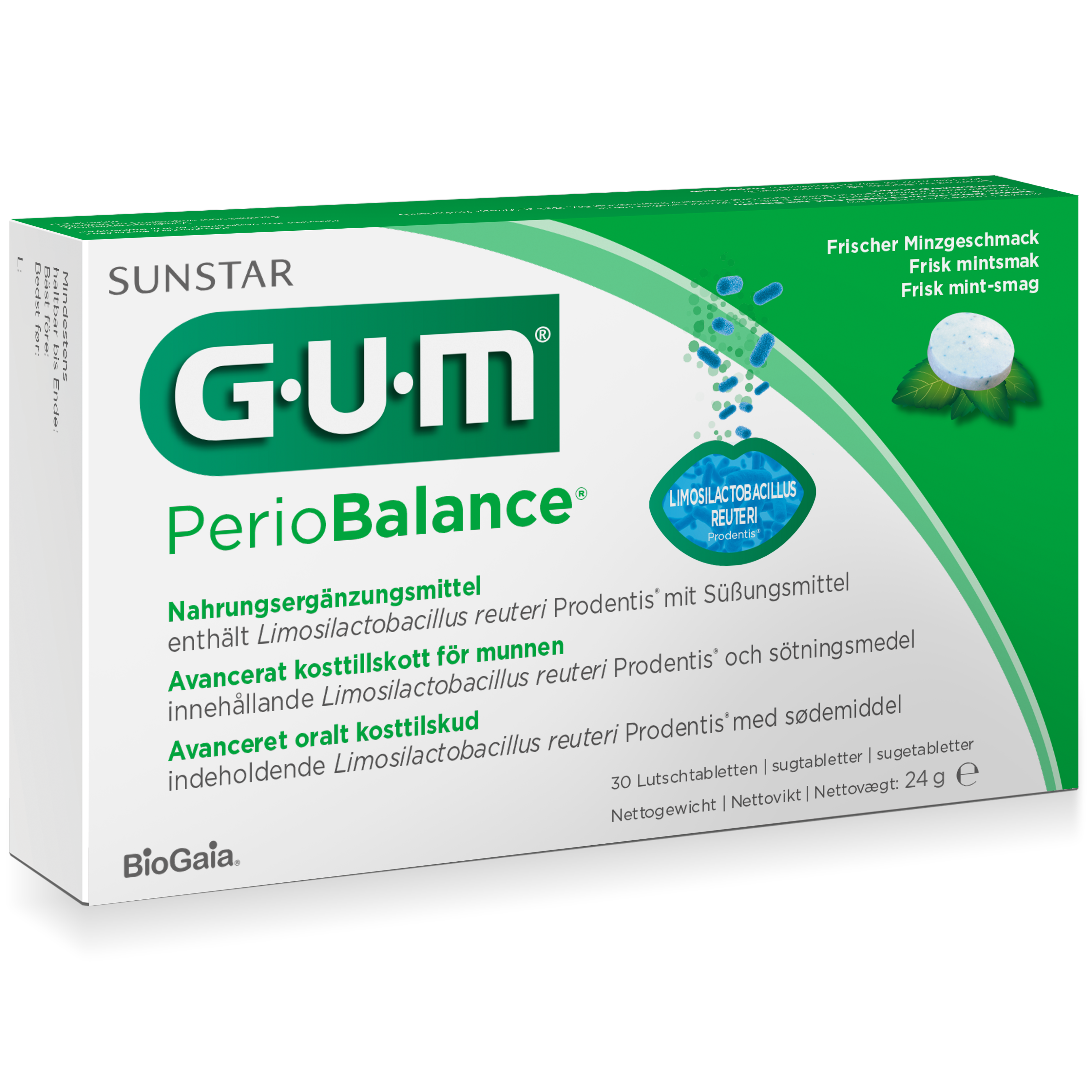 GUM PerioBalance Tabletter