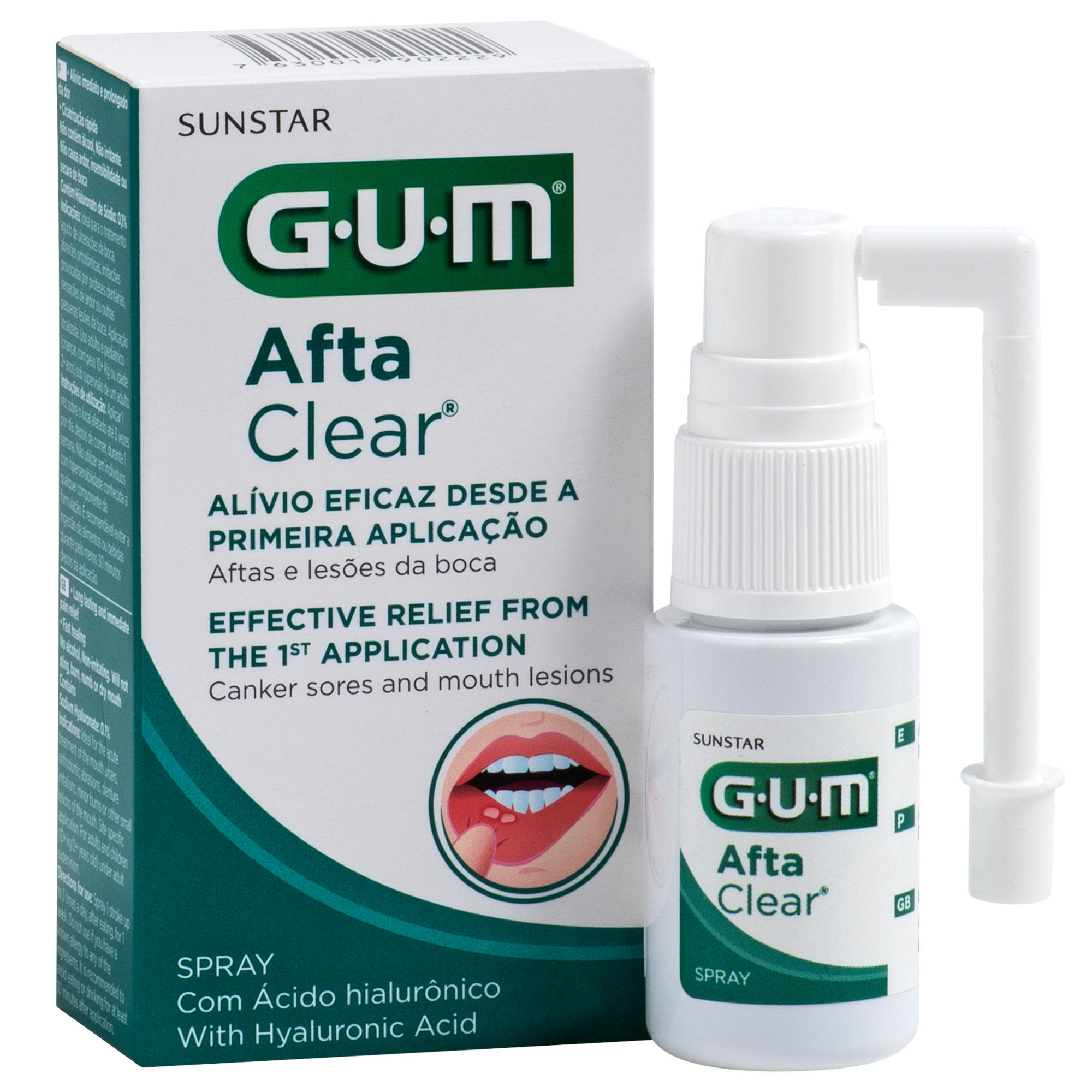 GUM AftaClear Sprei 15ml - Kiire leevendus suuhaavadele