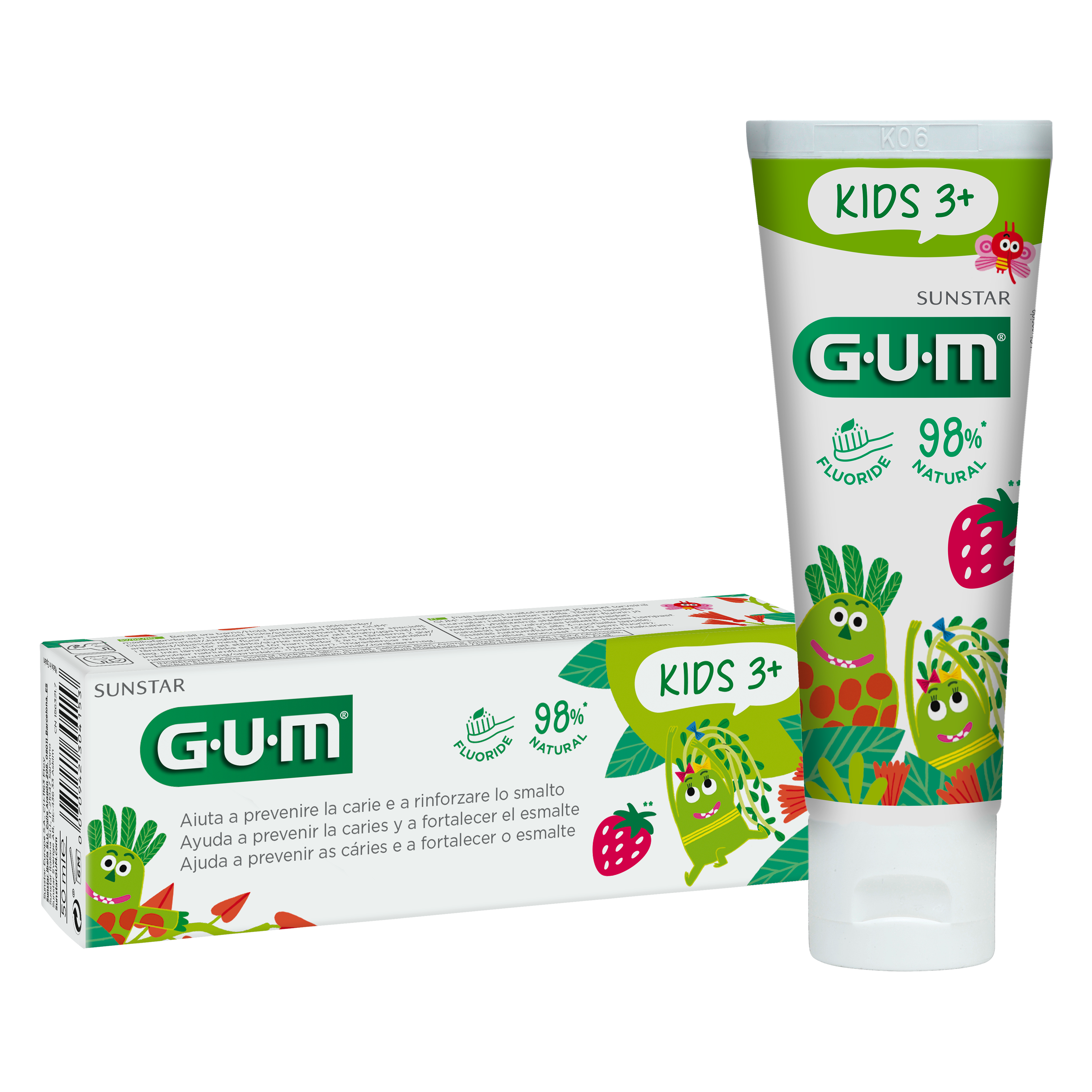 Pasta de dientes GUM KIDS 3+
