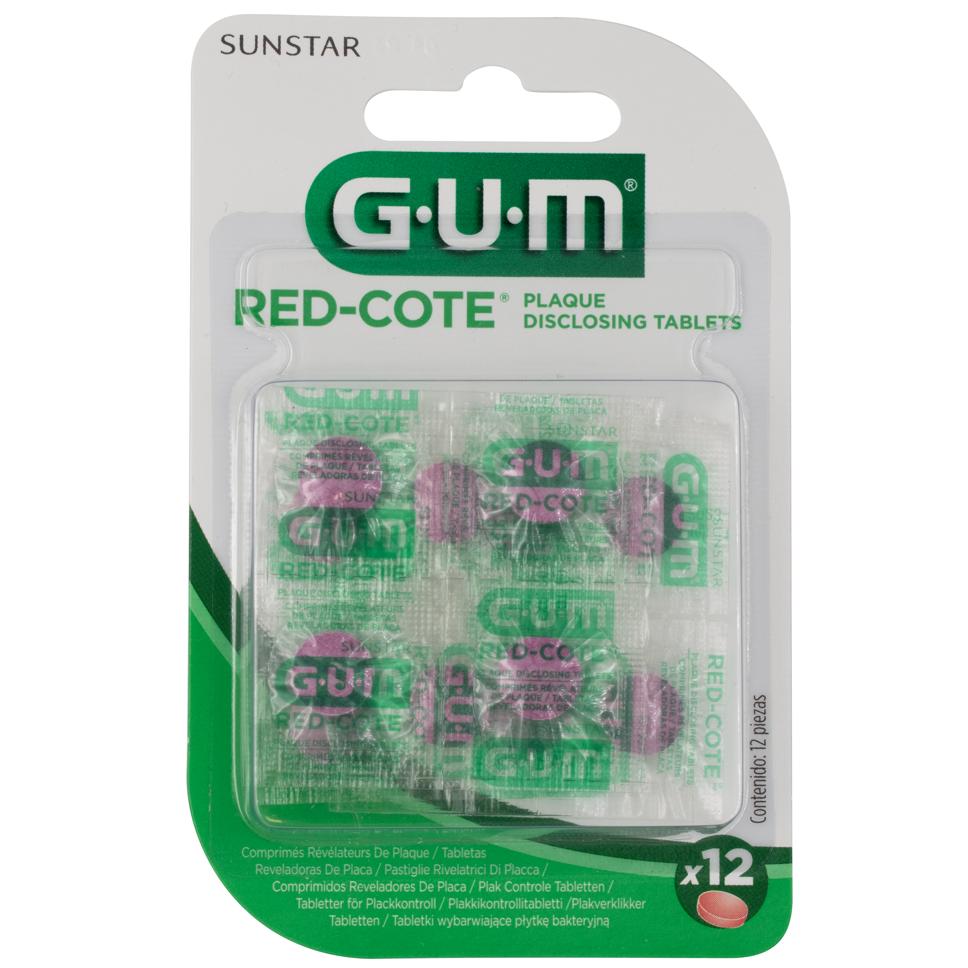 Tabletas GUM RED-COTE