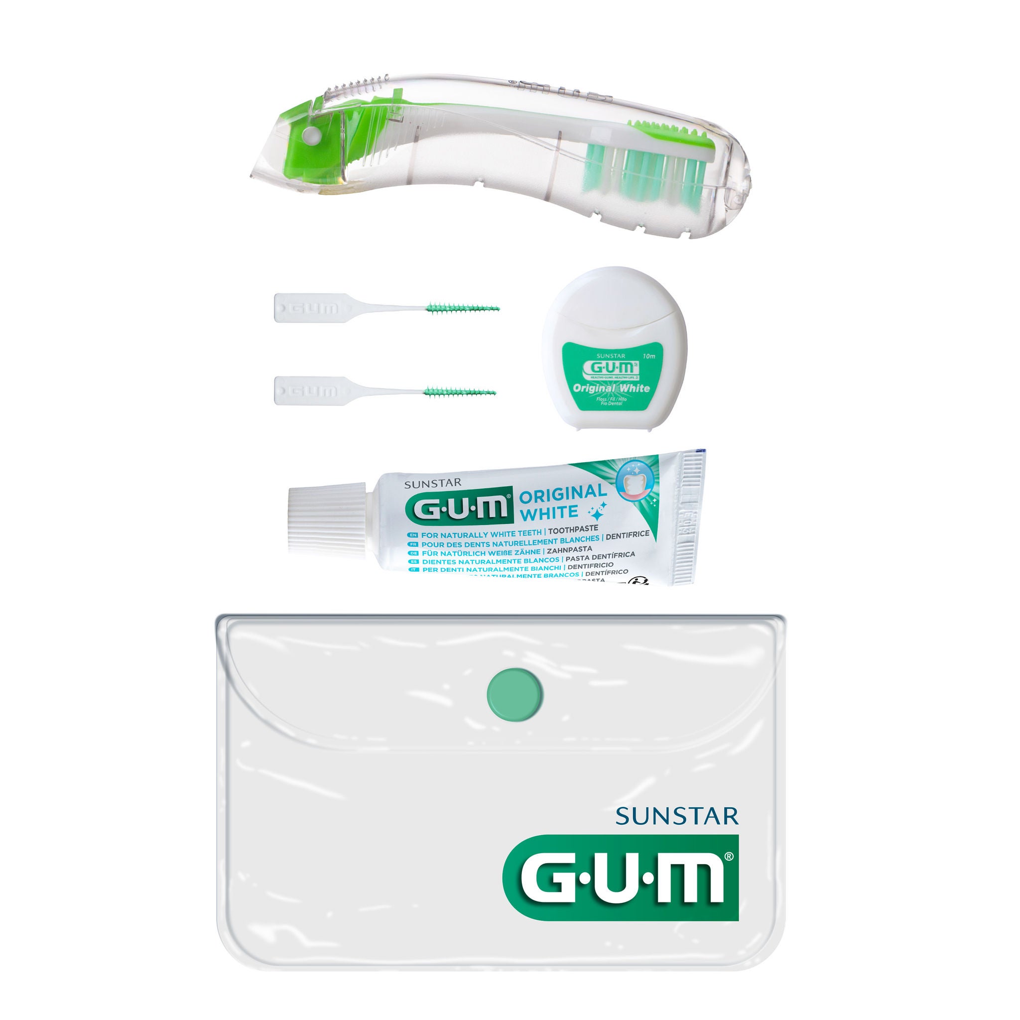 GUM Travel KIT contenuto