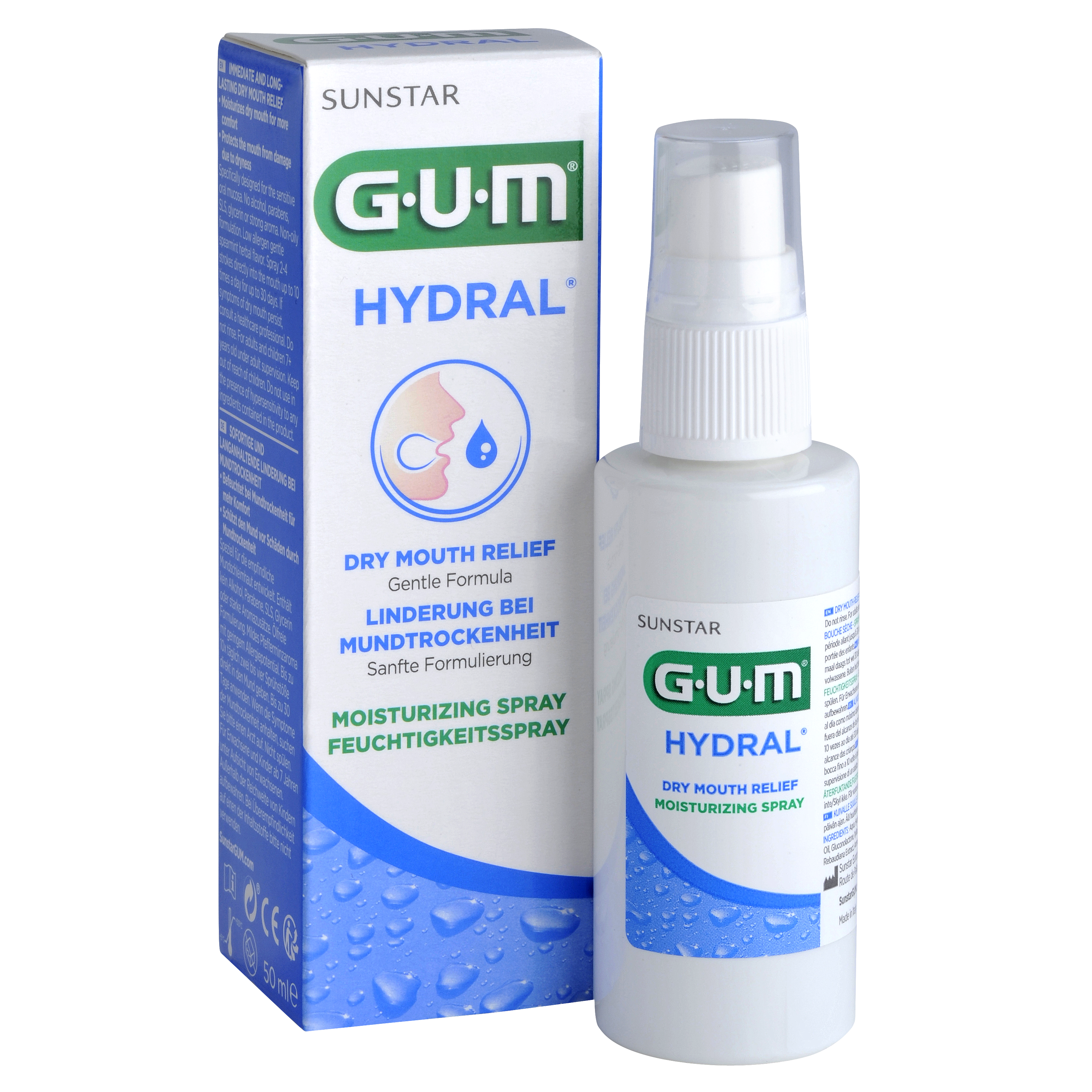 GUM HYDRAL niisutav suusprei 50ml