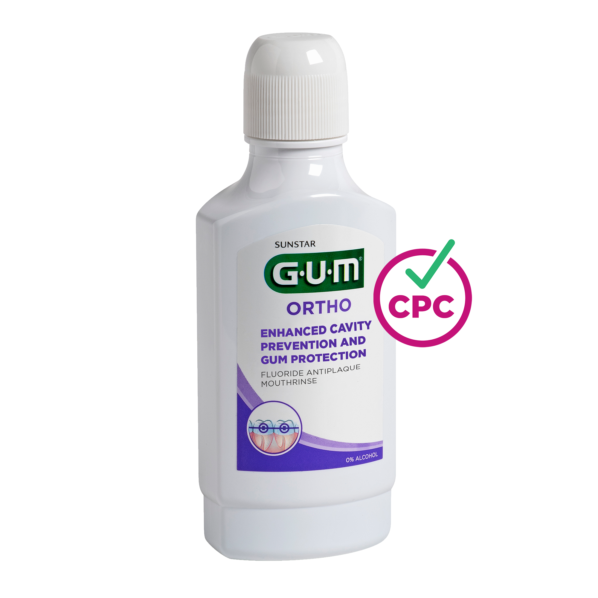 GUM Ortho suuvesi igemete kaitseks 300ml