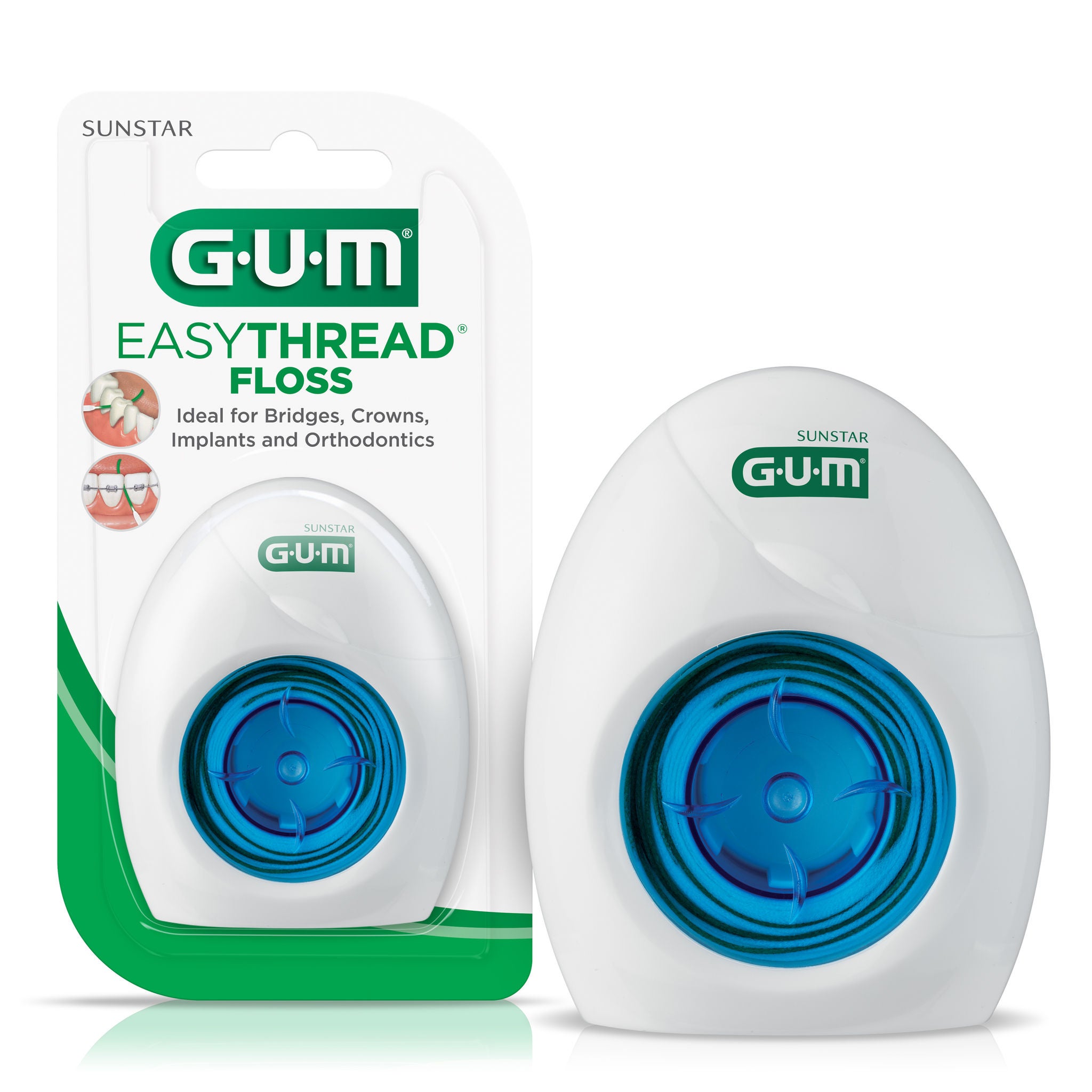 GUM EasyThread Floss, Orthodontic Threader