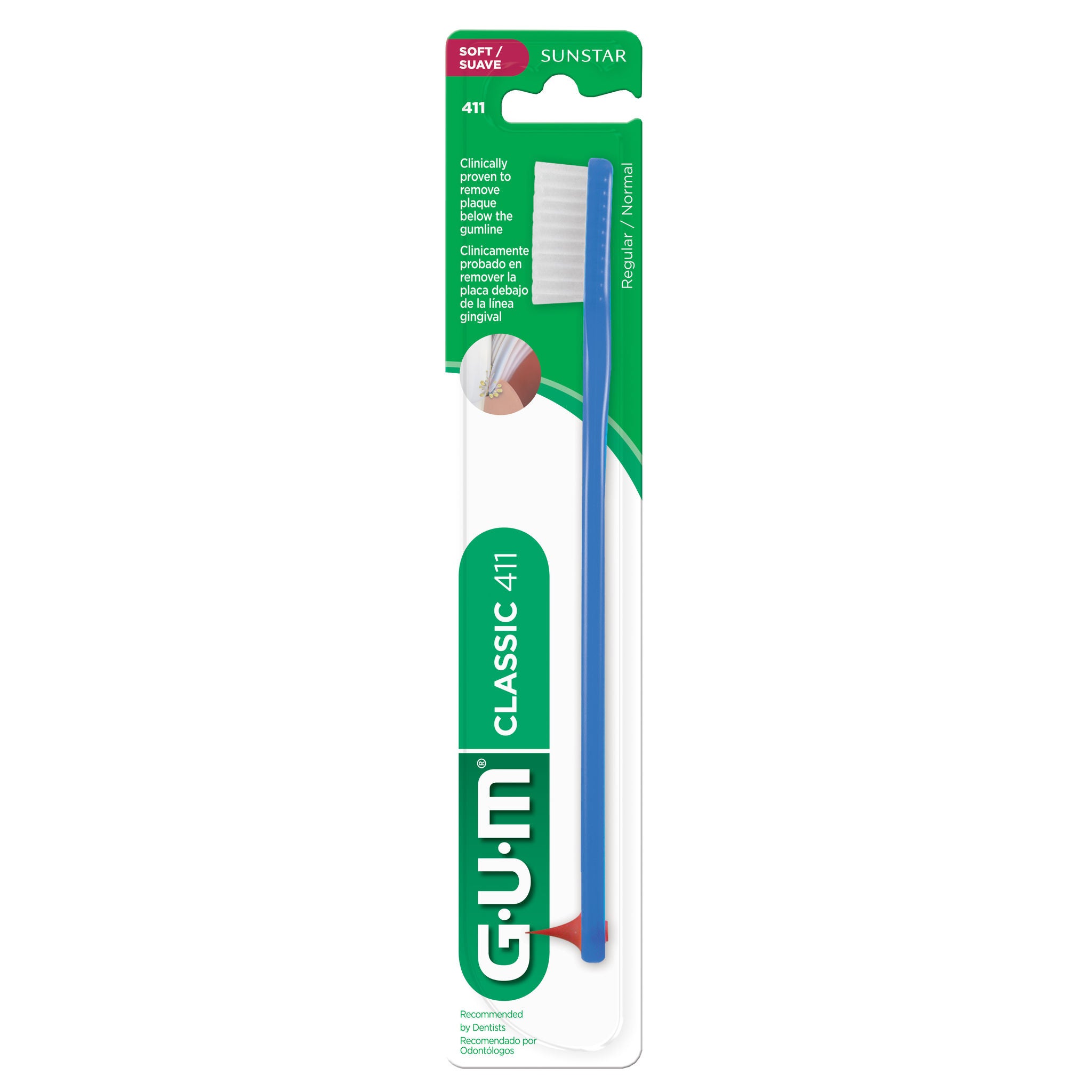 GUM Technique Deep Clean Cepillo de dientes – Compacto Suave – Cepillos de  dientes suaves para adultos con encías sensibles – Cerdas extrafinas, 3