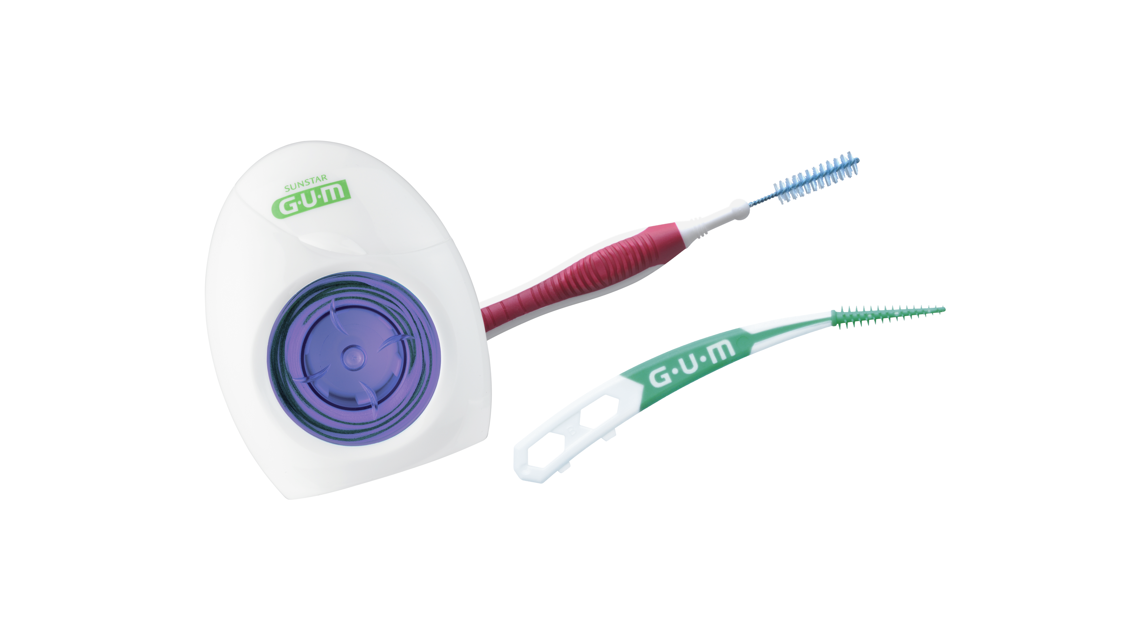 GUM Expanderende Floss en GUM interdentals