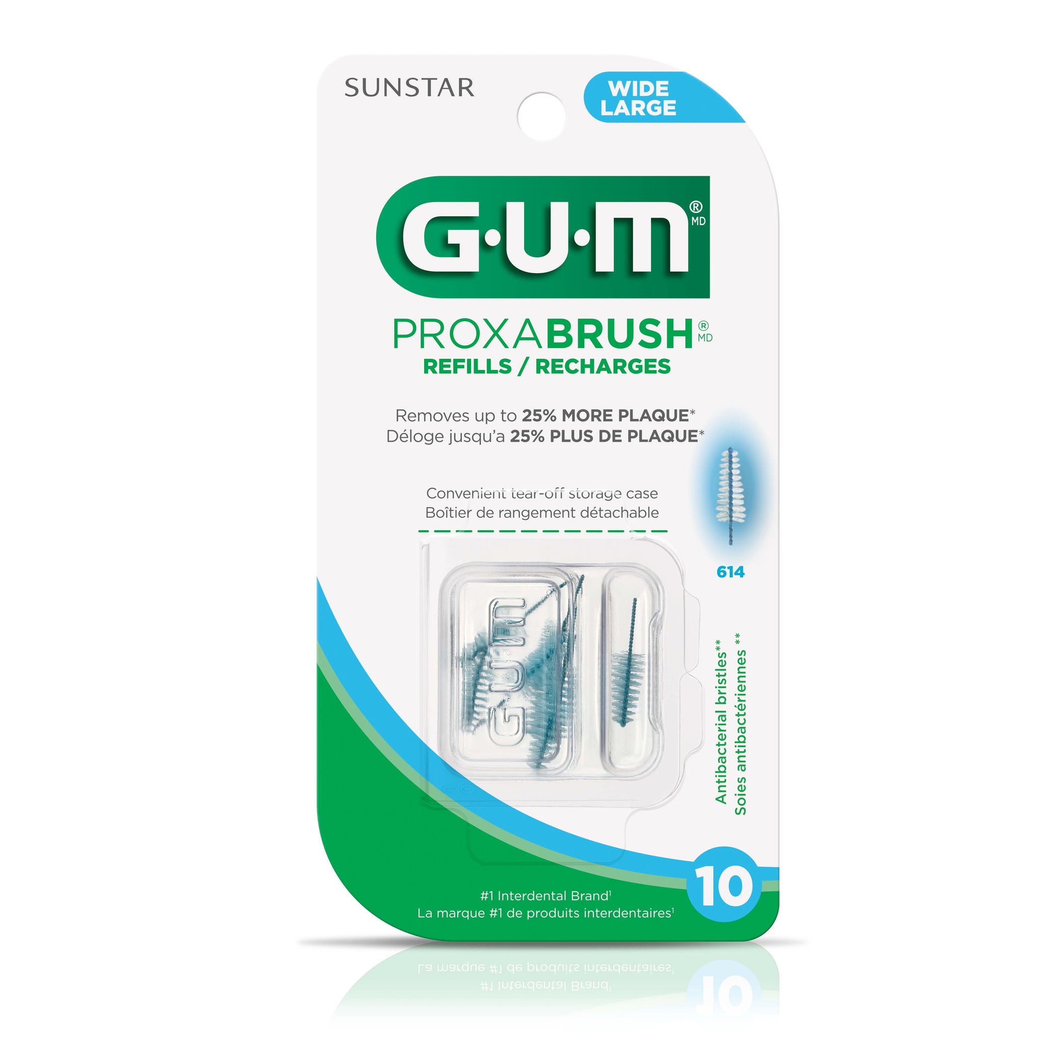 GUM PROXABRUSH Interdental Refills, Wide