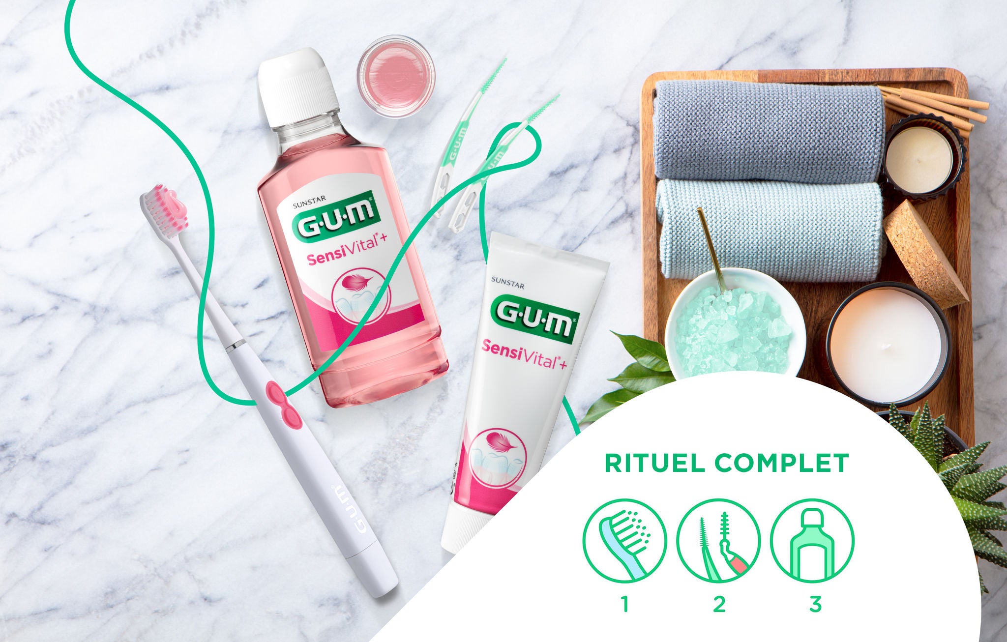 Rituel GUM® SensiVital® + pour soulager les dents sensibles