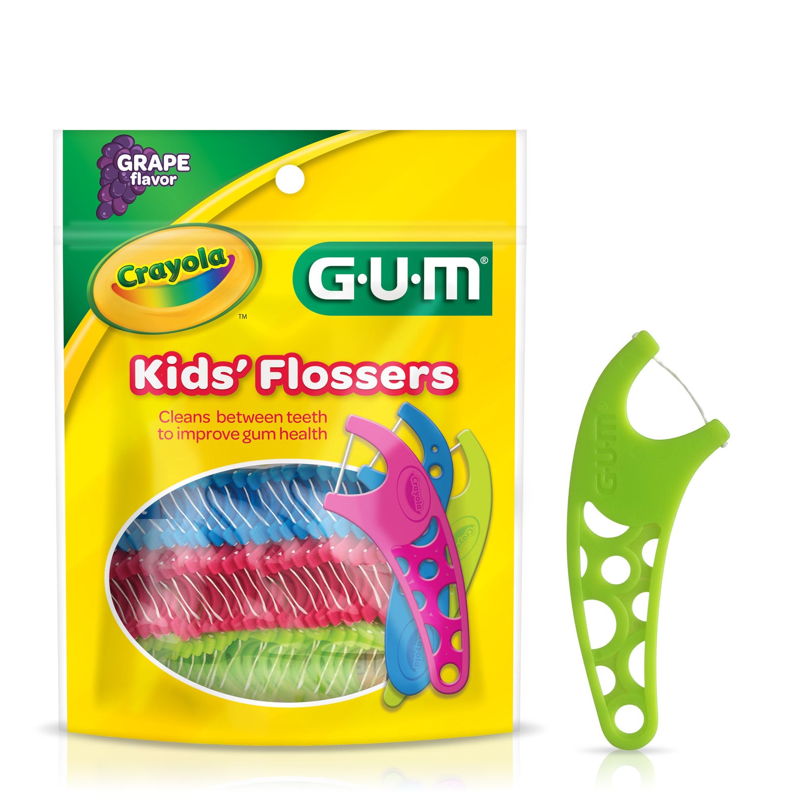 GUM® CRAYOLA™ Twistables Floss Picks