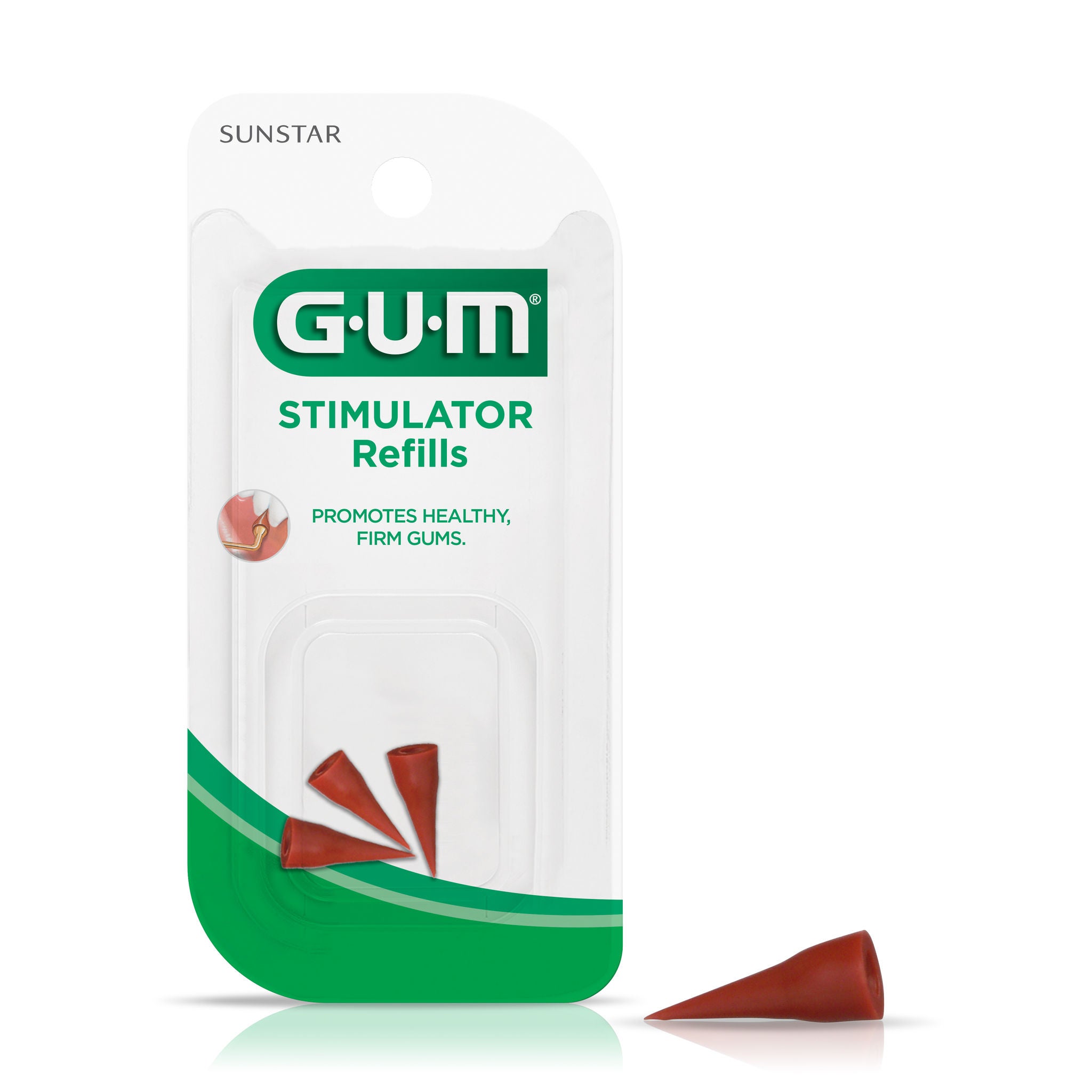 GUM® Dual Action Tongue Cleaner Brush/Scraper, 1ct