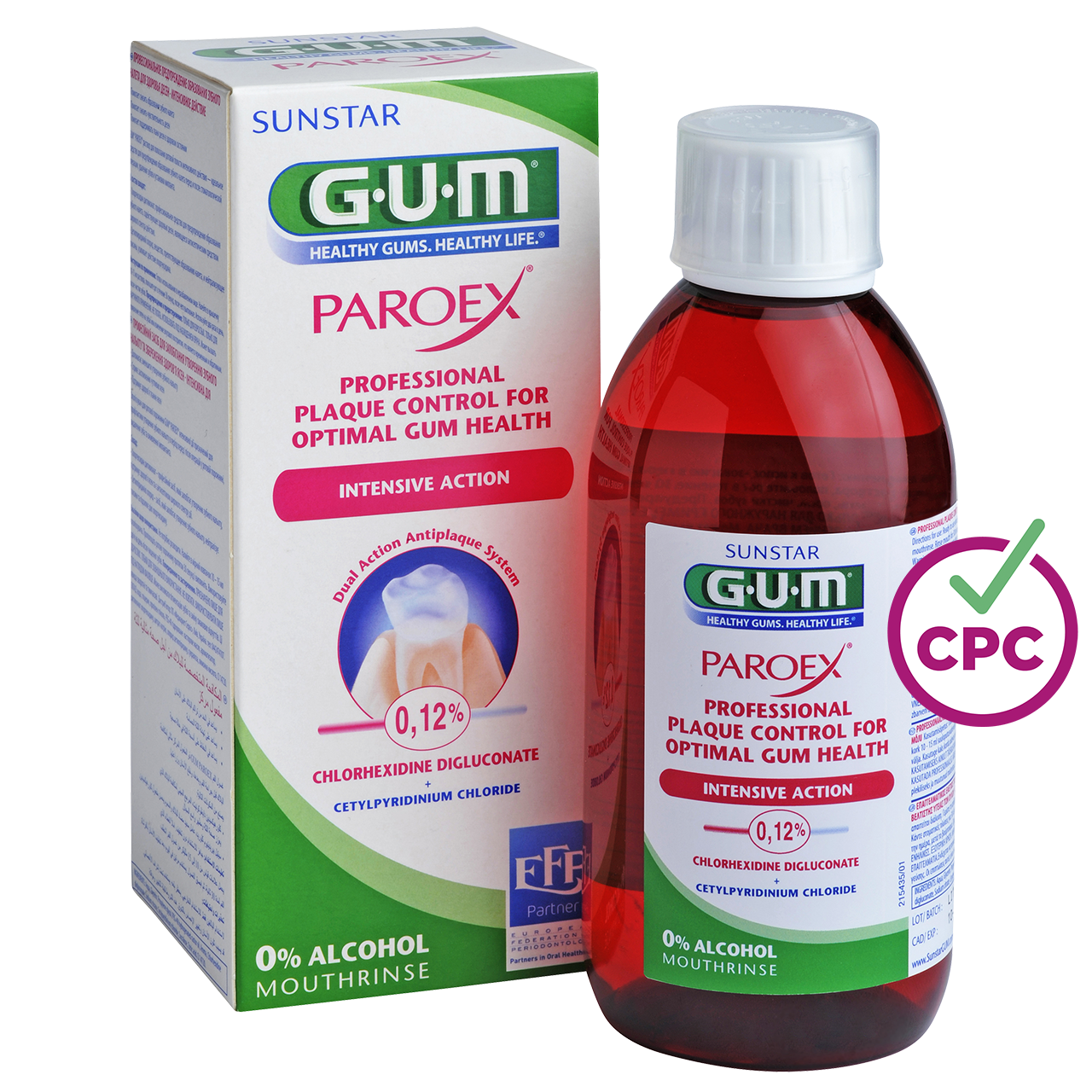 GUM PAROEX 0,12% Intensive Action Mouthwash | Advanced Gum Care | 300ml