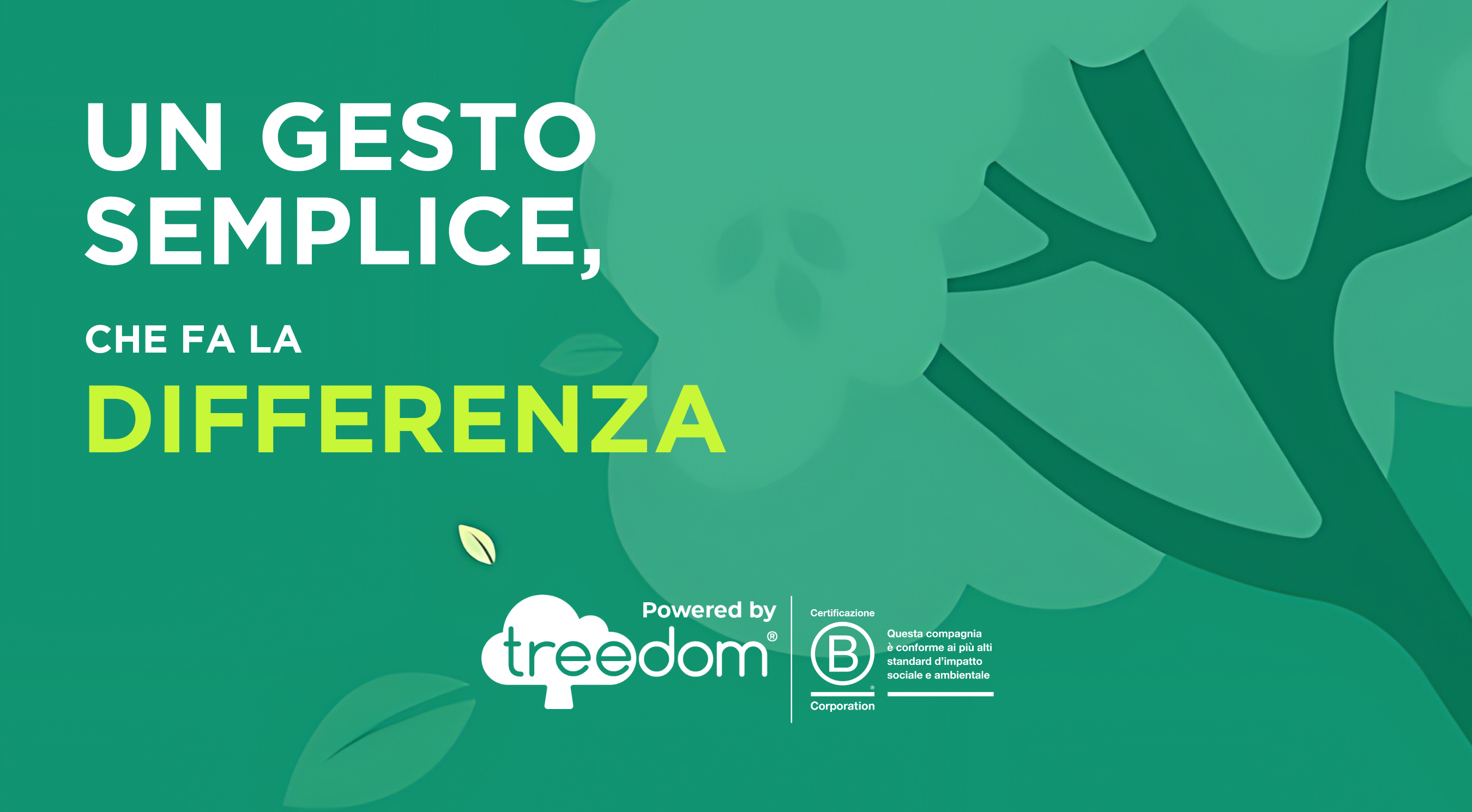 Foresta GUM in collaborazione con Treedom: Un gesto semplice, che fa la differenza