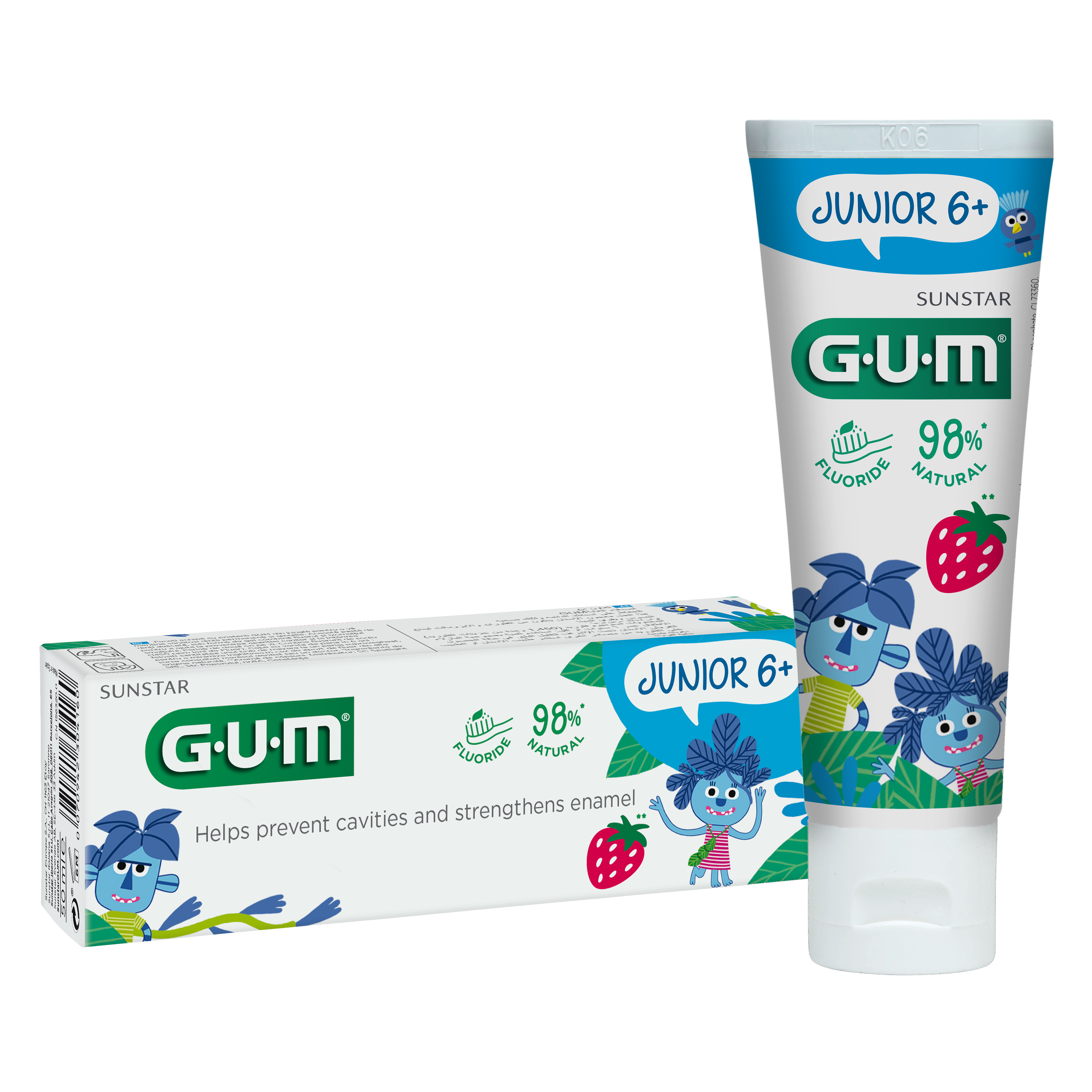 GUM Junior 6+ Hambapasta 50ml Lastele