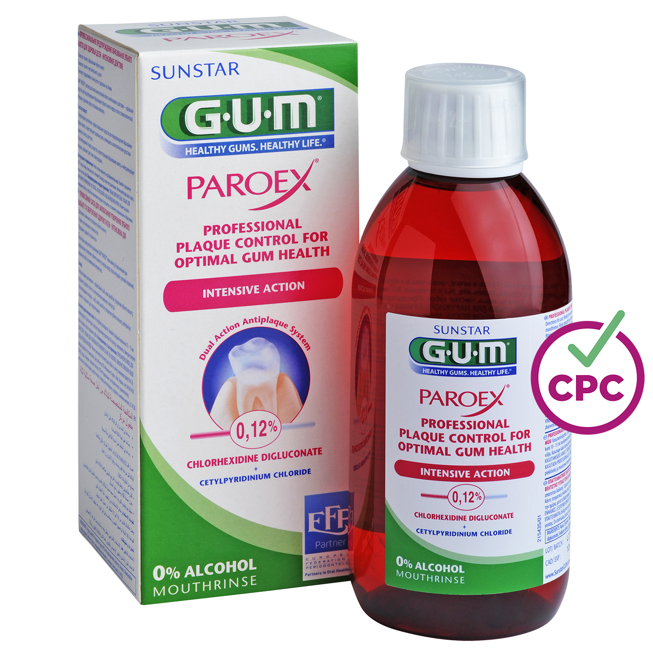 GUM Paroex suuvesi igemete terviseks 300ml