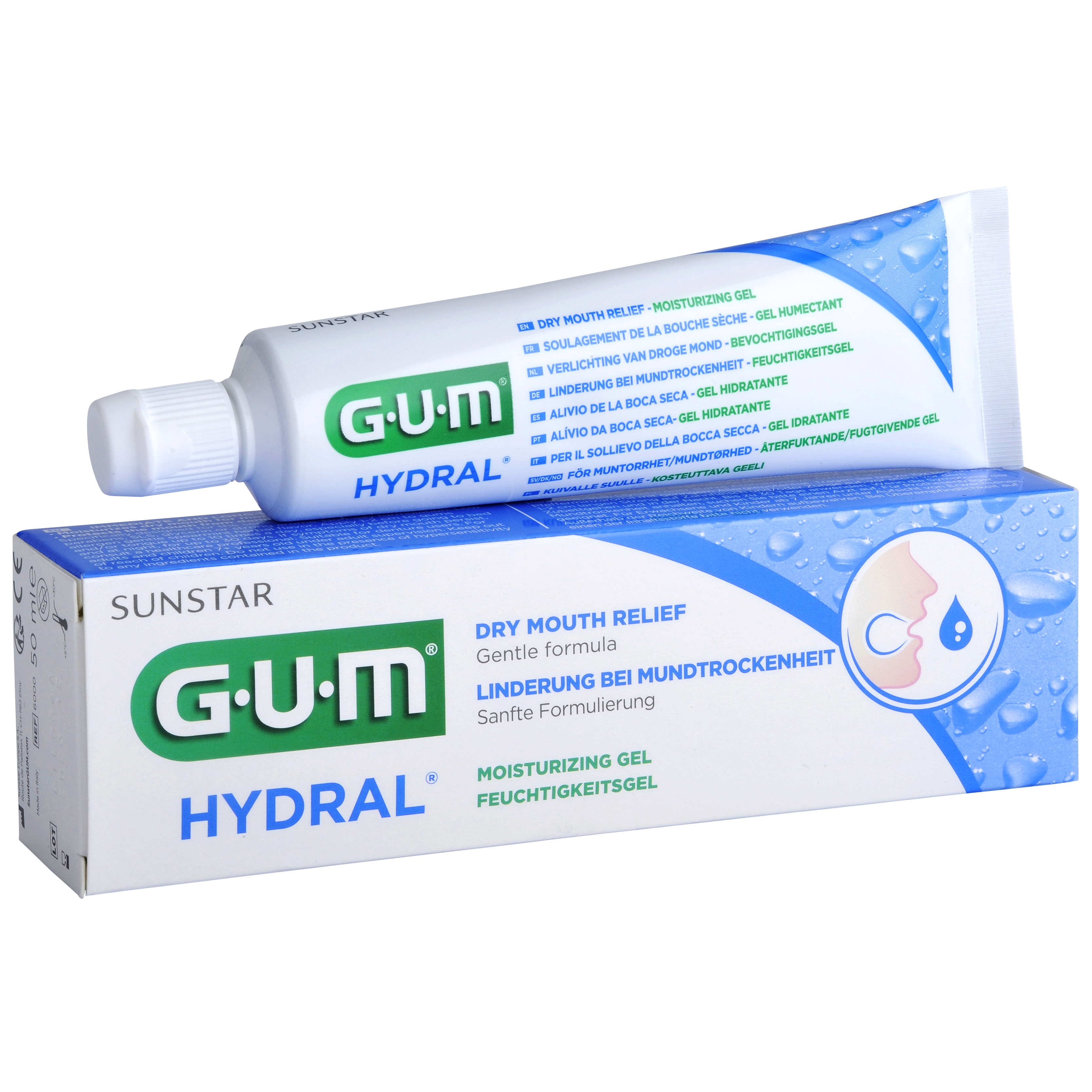 GUM HYDRAL Moisturizing Gel | For Dry Mouth | 50ml