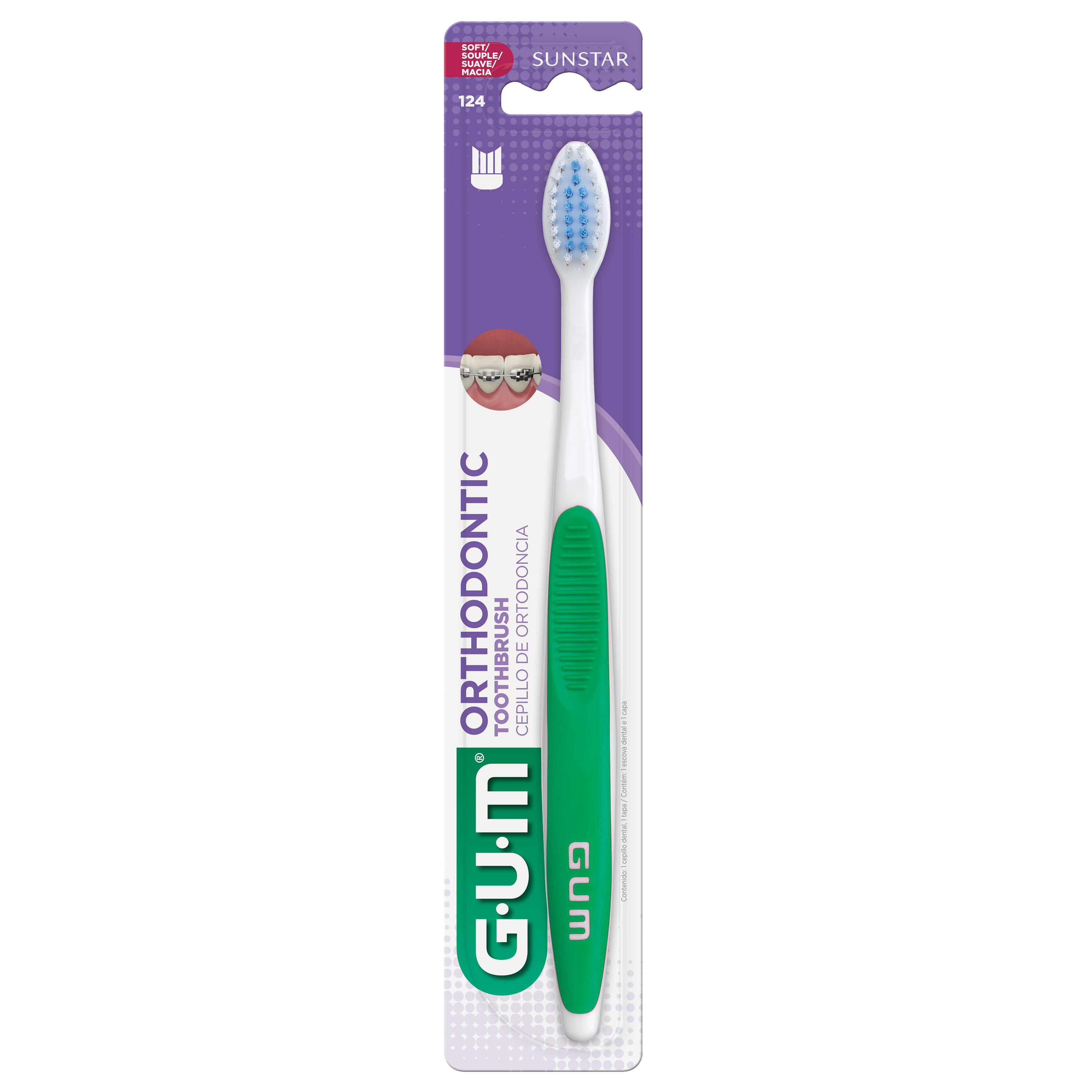 Escova Dental Ortodontica GUM