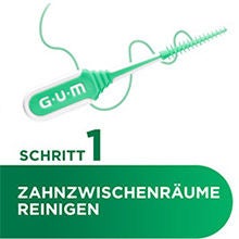 GUM SOFT-PICKS COMFORT FLEX zur Reinigung der Zahnzwischenräume als erster Schritt