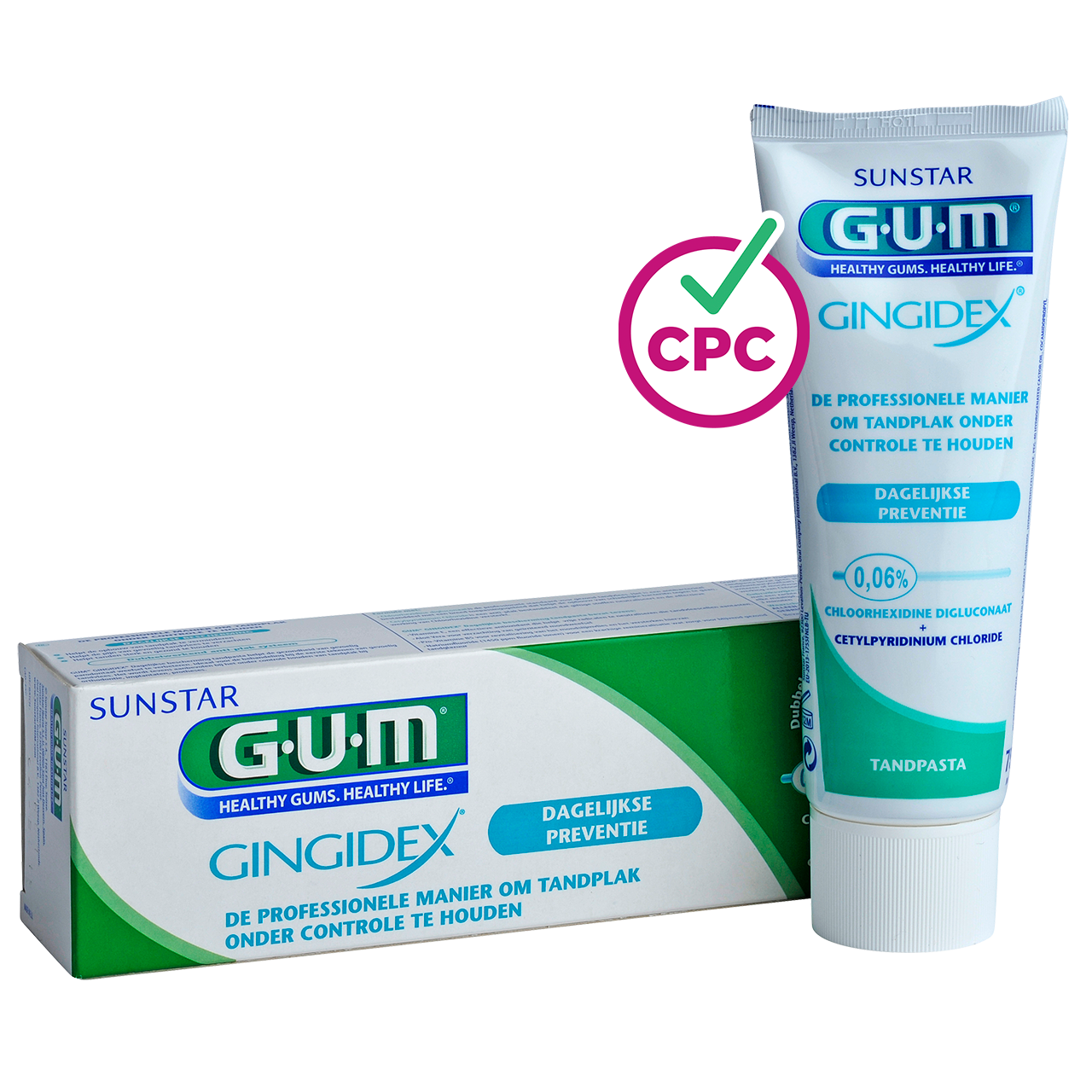 GUM GINGIDEX 0,06% Chloorhexidine Tandpasta
