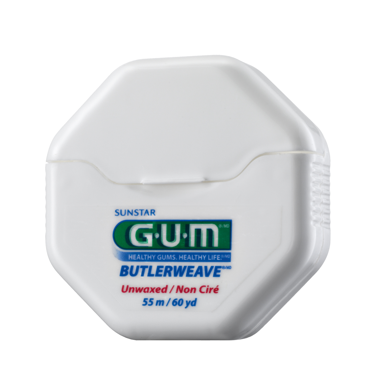 GUM BUTLERWEAVE Floss | Cleans Between Teeth | 55M