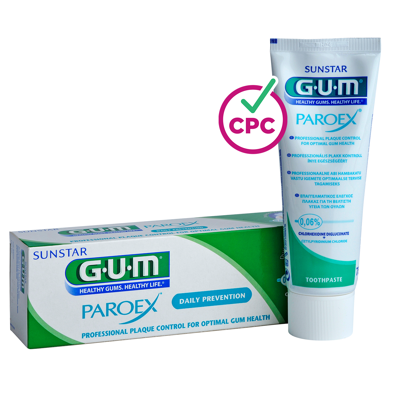 GUM® PAROEX® 0,06% Maintenance Toothpaste | Advanced Gum Care | 75ml