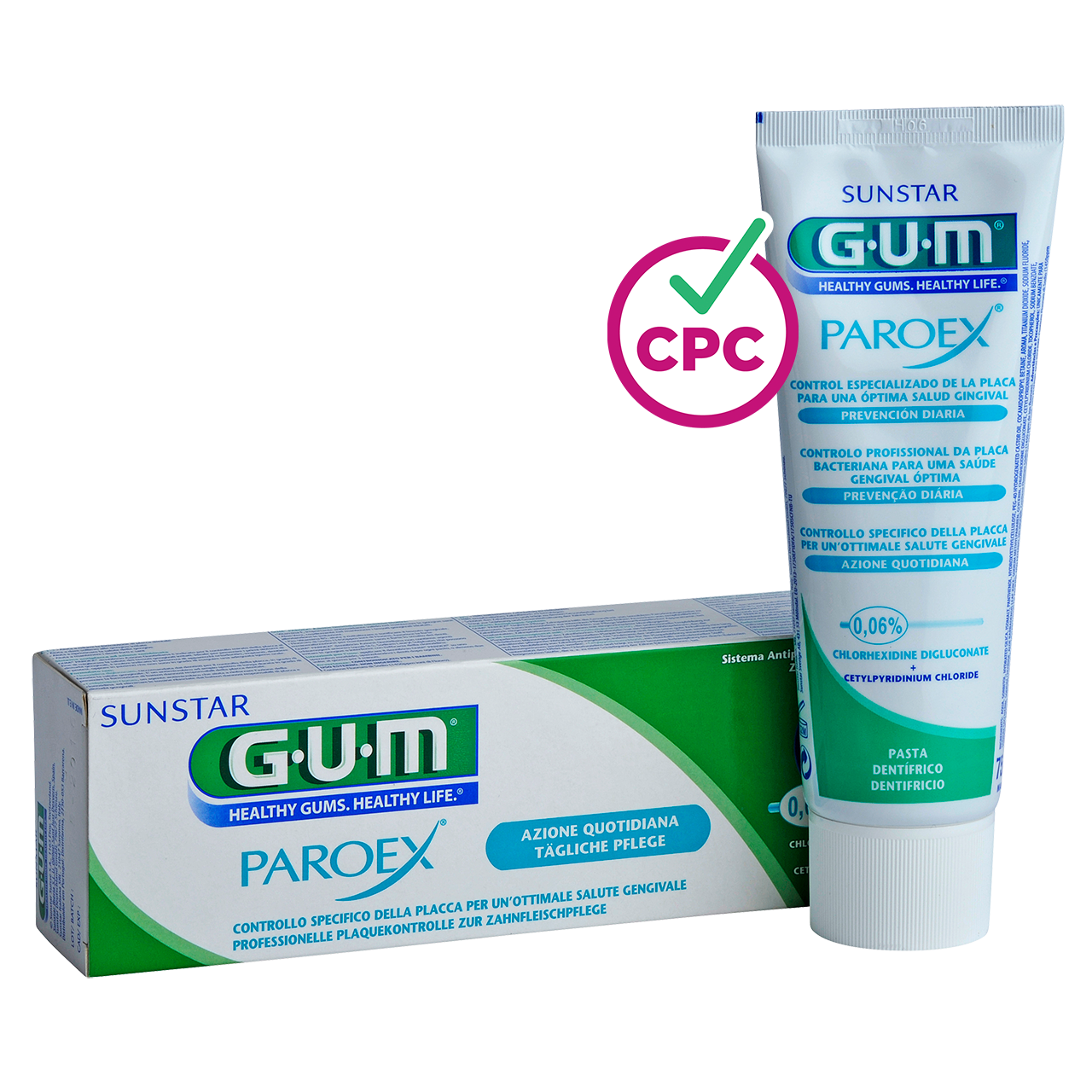 Dentifricio di mantenimento GUM PAROEX 0,06% CHX + CPC