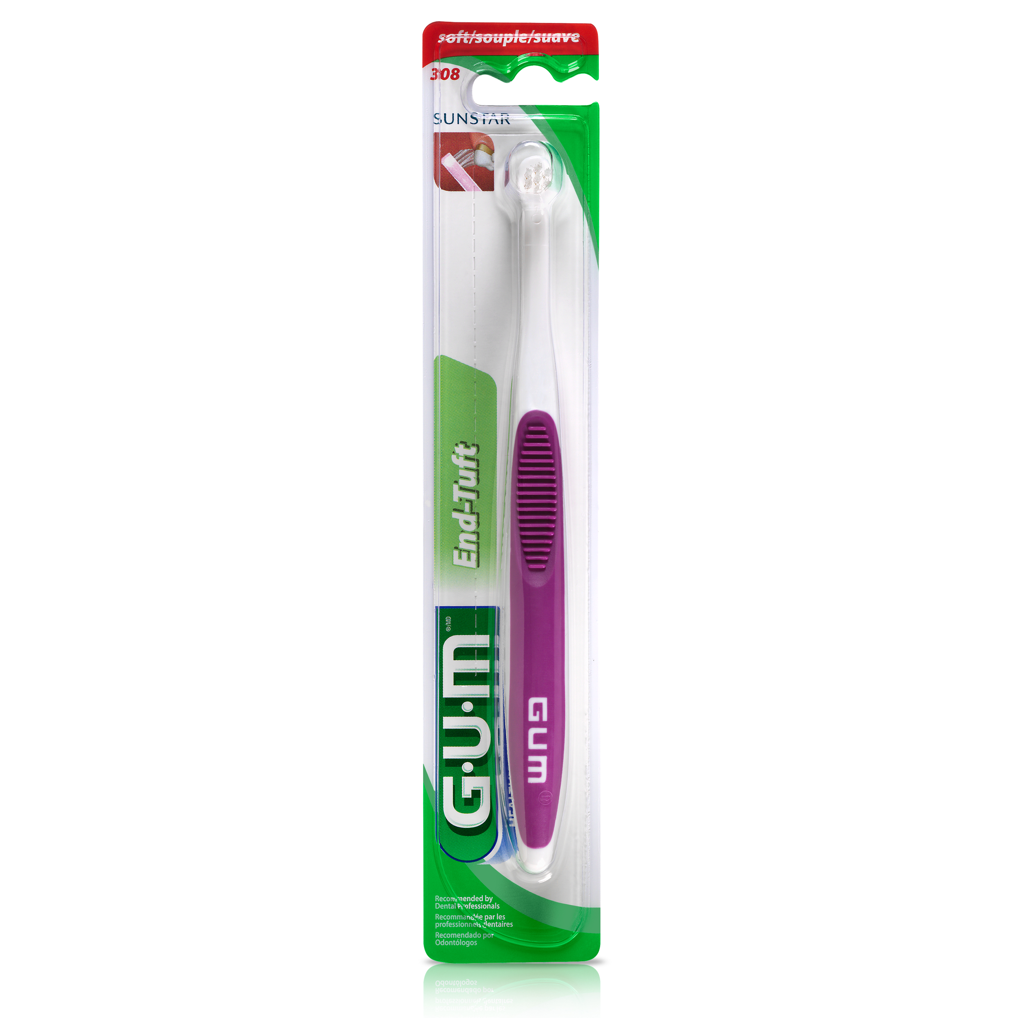 GUM End Tuft Toothbrush