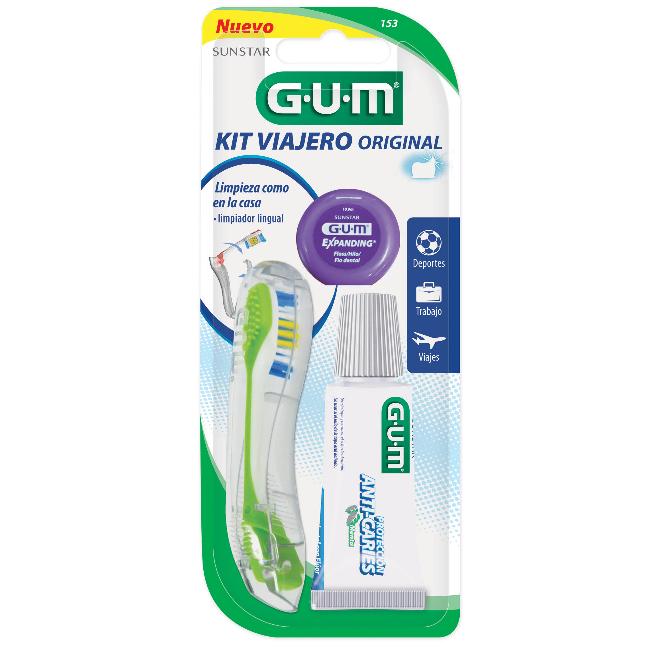 GUM® Kit de Viaje Portátil 