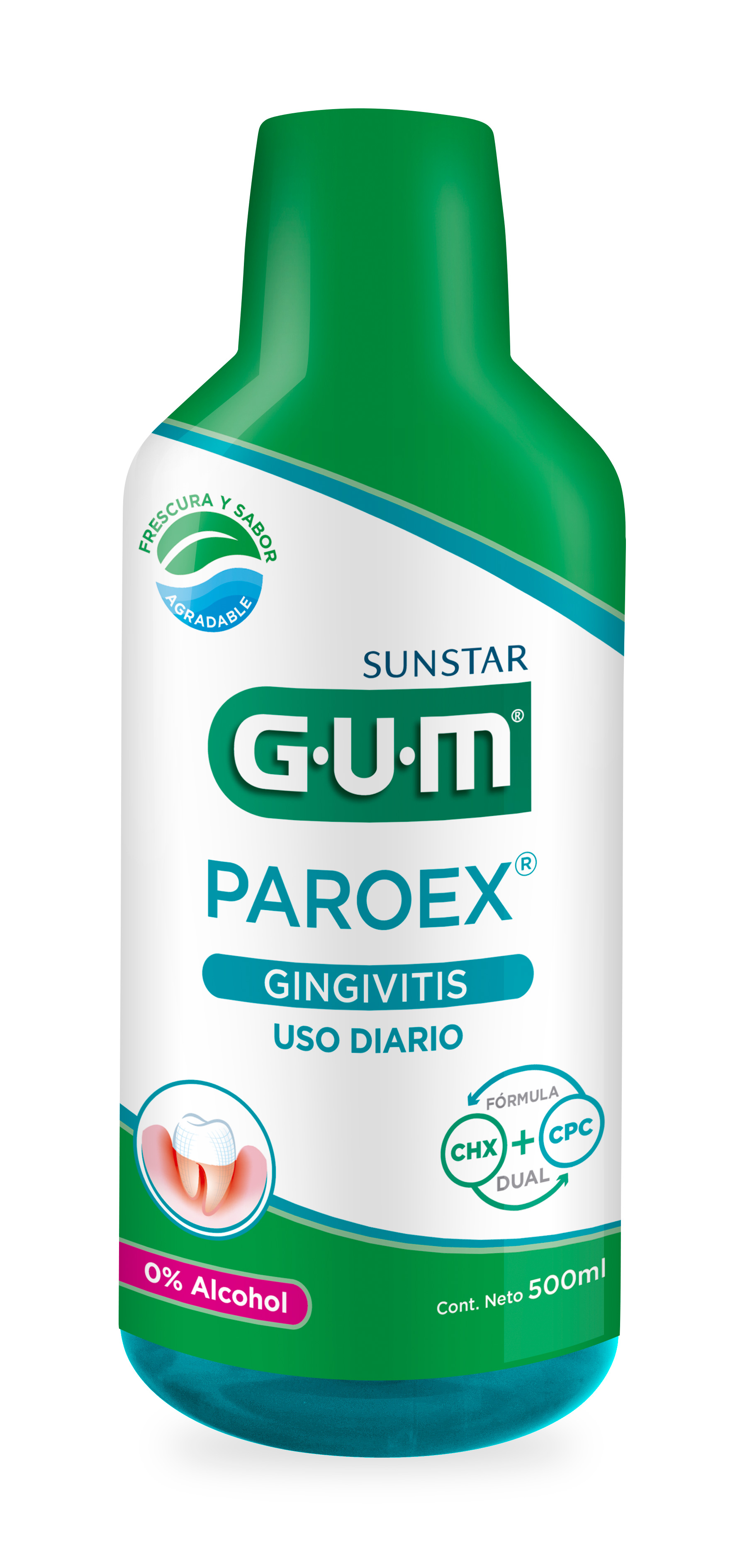 GUM PAROEX 0,06% Enjuague Bucal Uso Diario