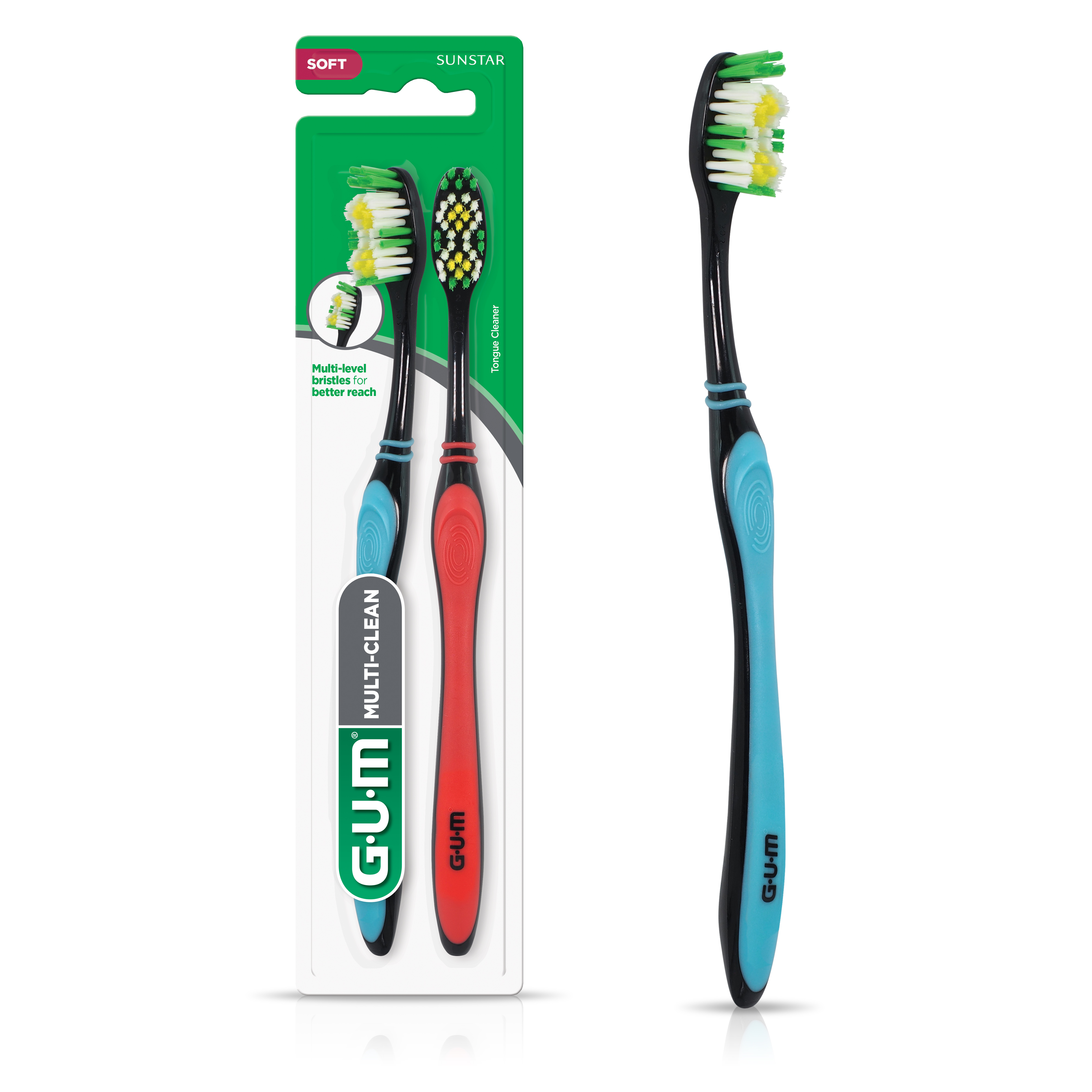 GUM Multi Clean Toothbrush