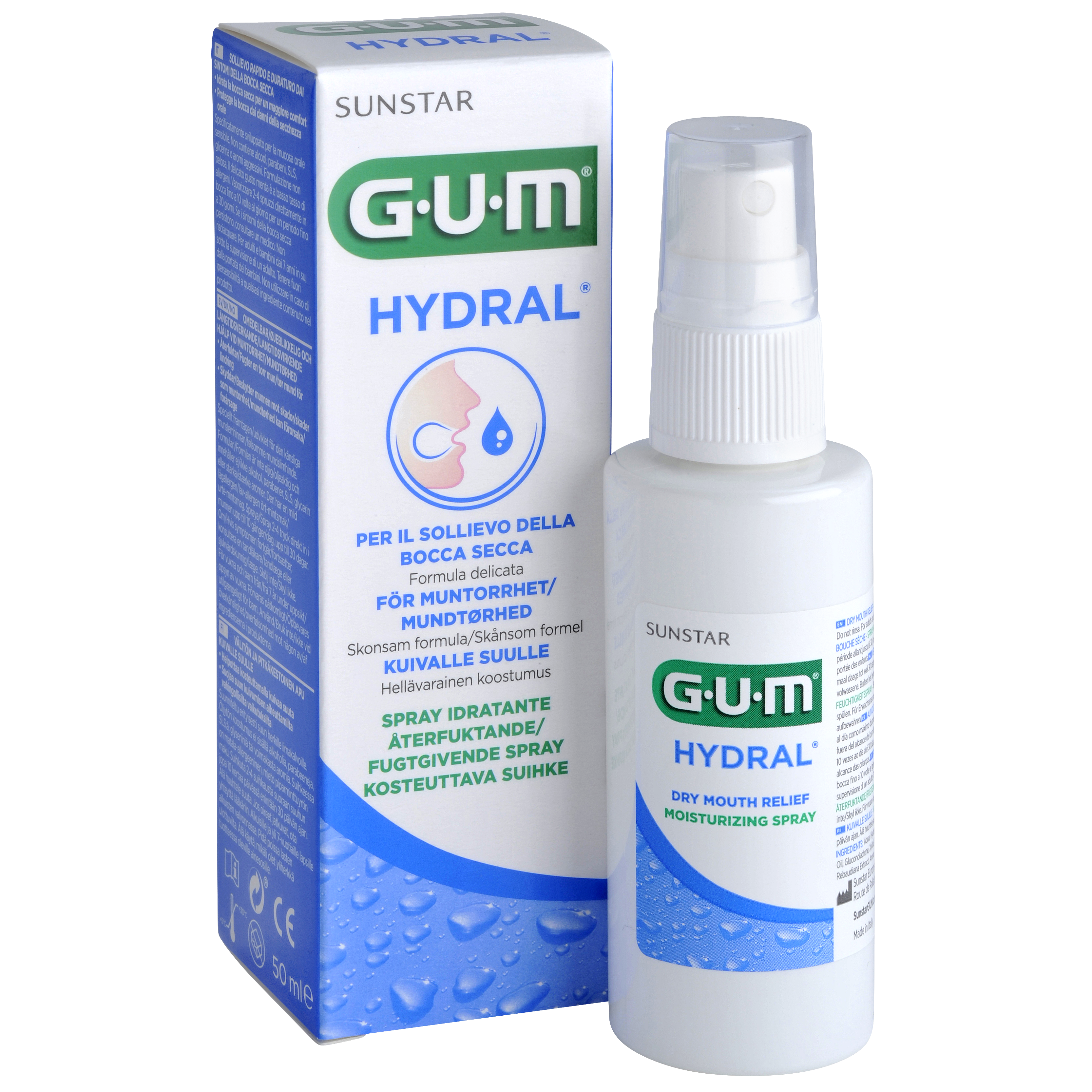 GUM HYDRAL Fuktighetsgivende Spray