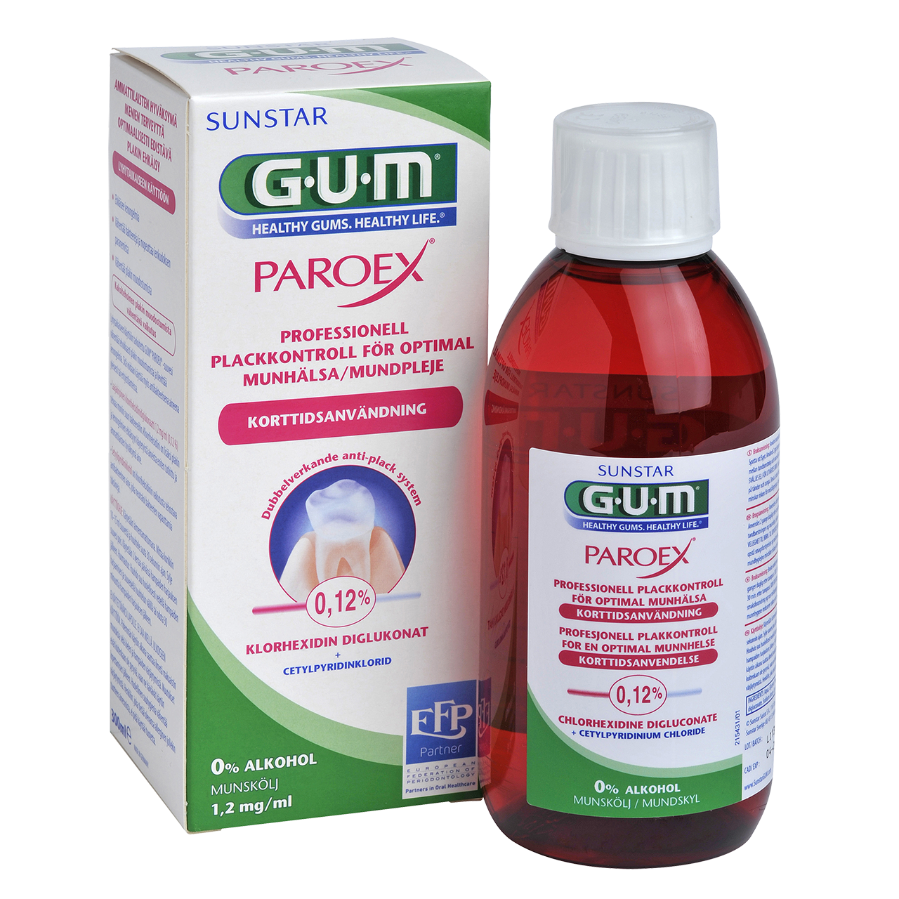 GUM PAROEX 0,12% Intensiv Munnskyll