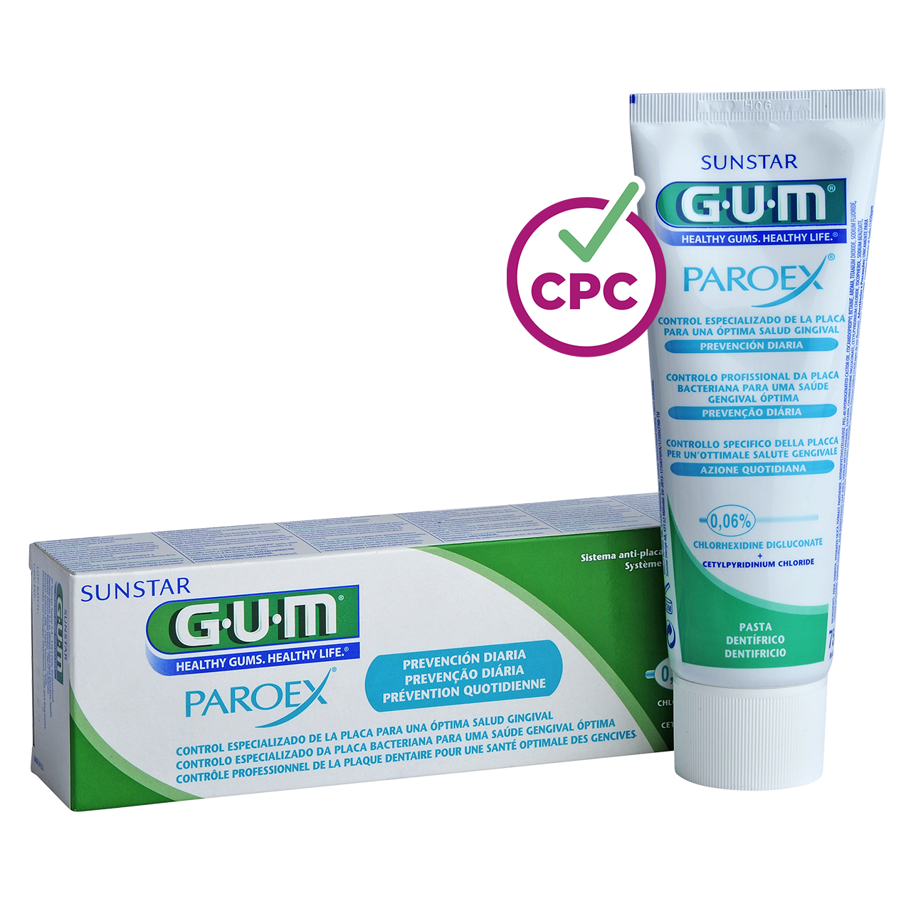 GUM® PAROEX® 0,06% Pasta Dentífrica Manutenção