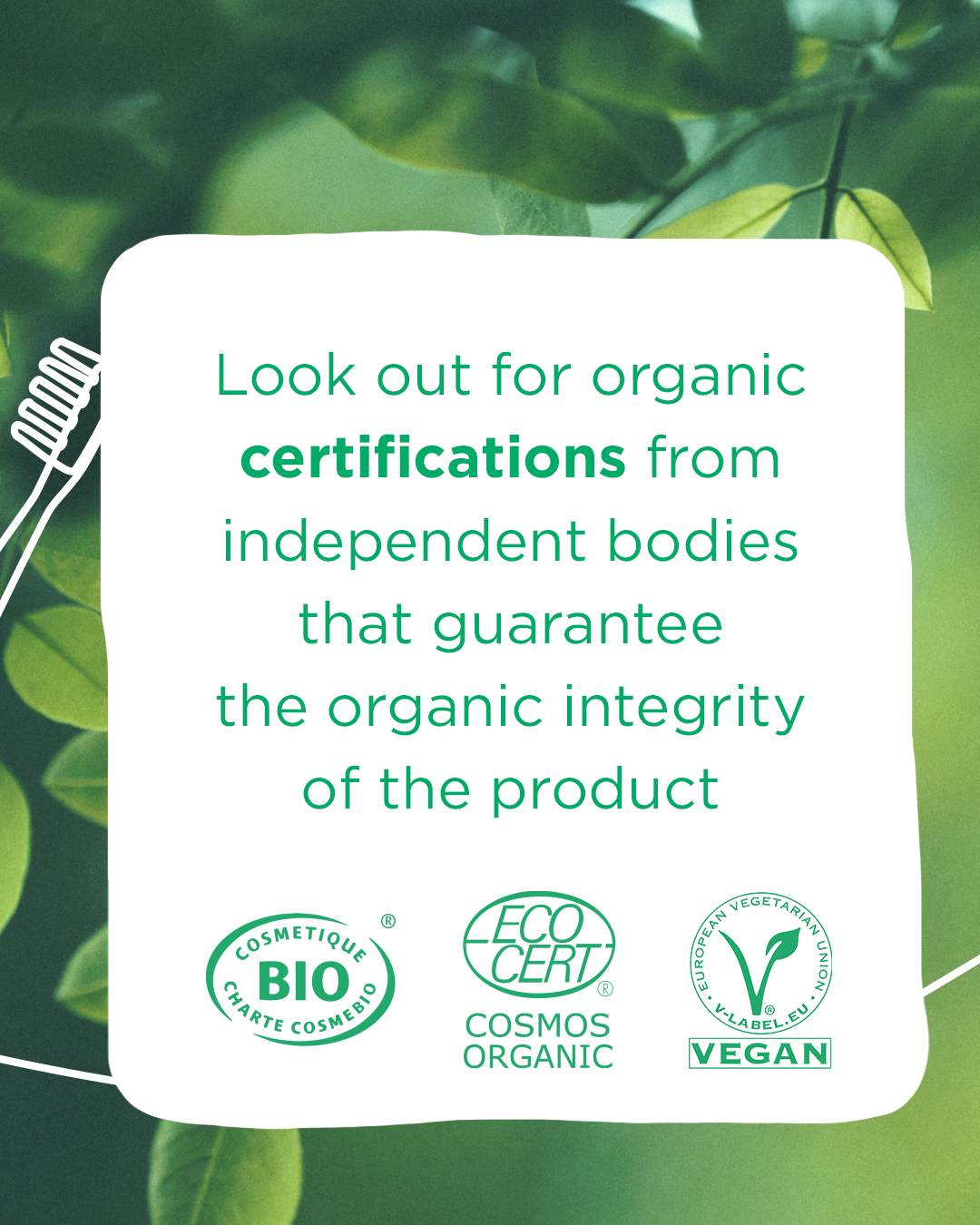 Certifications for bio and organic products